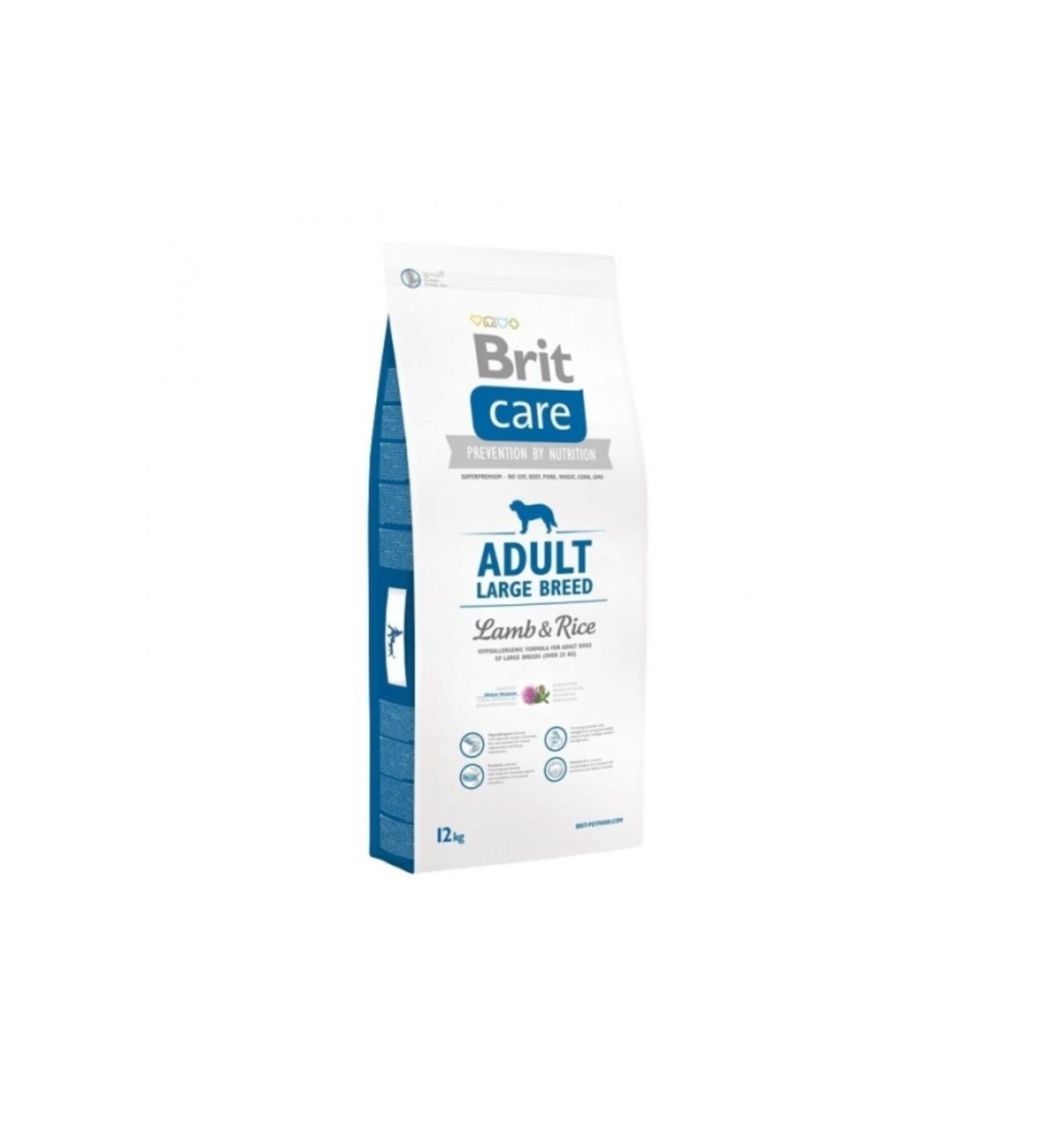 Brit Care Care Lamb Meat Rice Large Breed Adult Dog Food 12 Kg