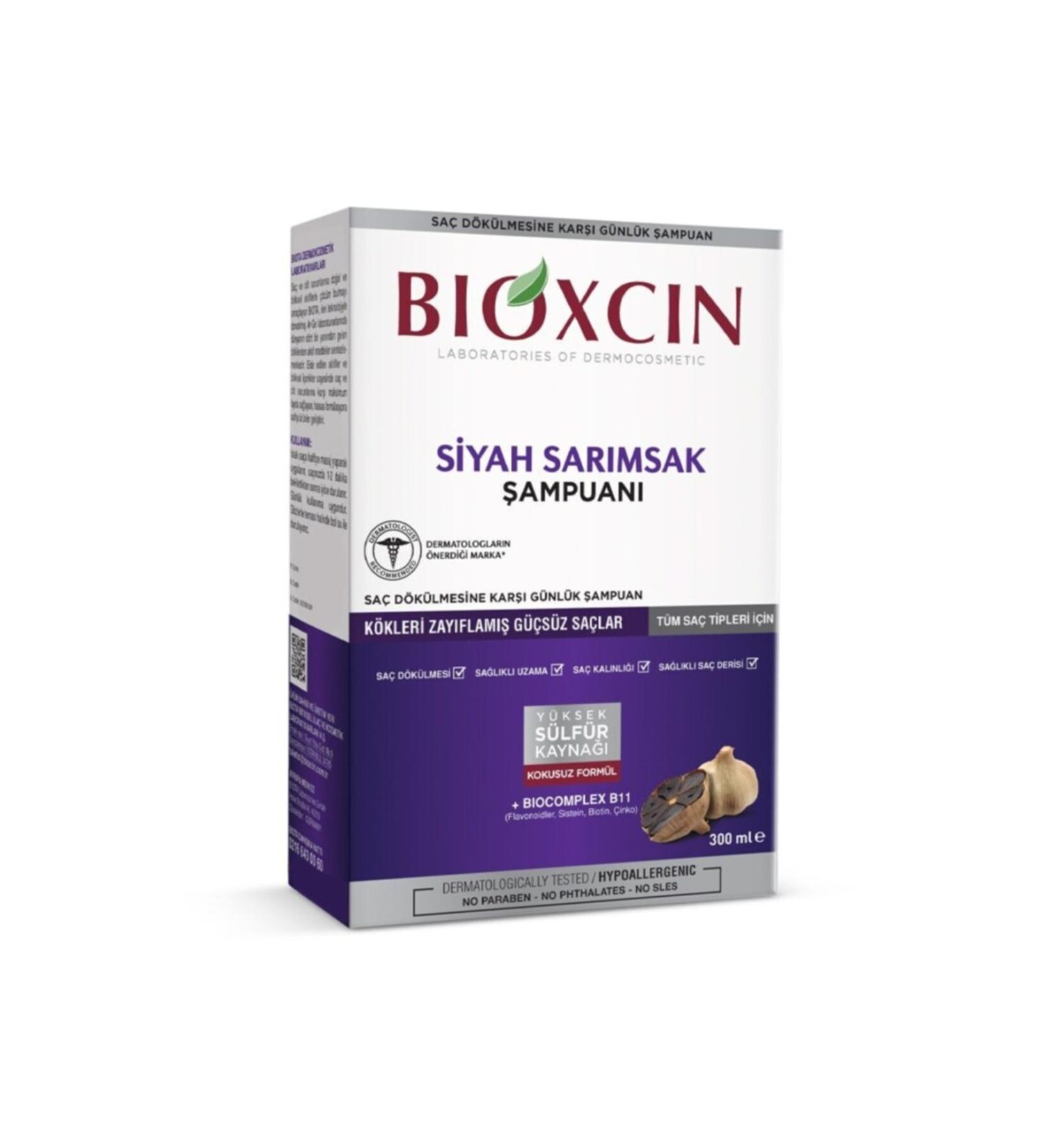 Bioxcin Black Garlic Shampoo 300 Ml