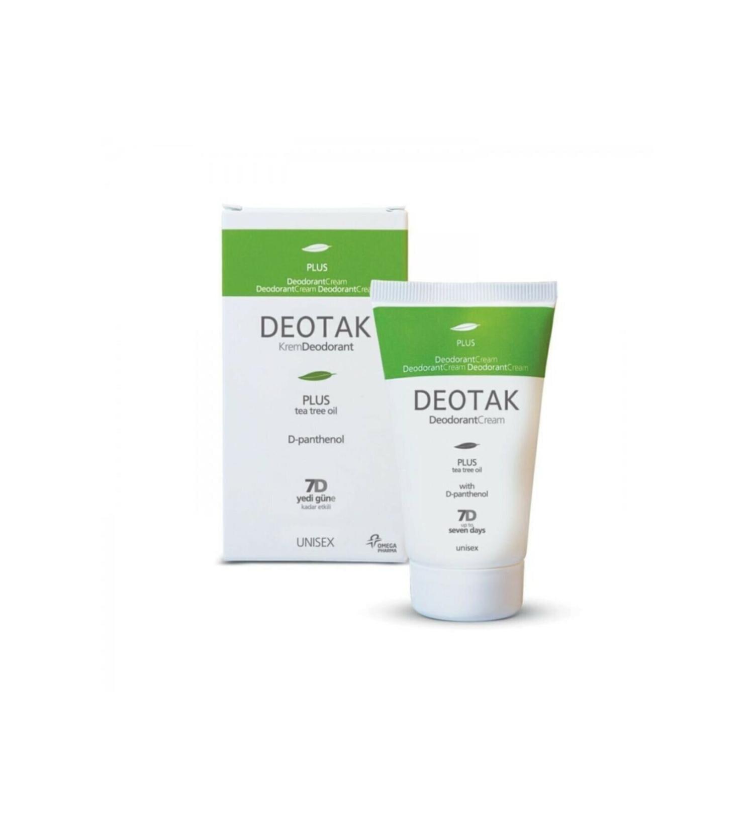 Deotak Plus Cream Deodorant 35 Ml