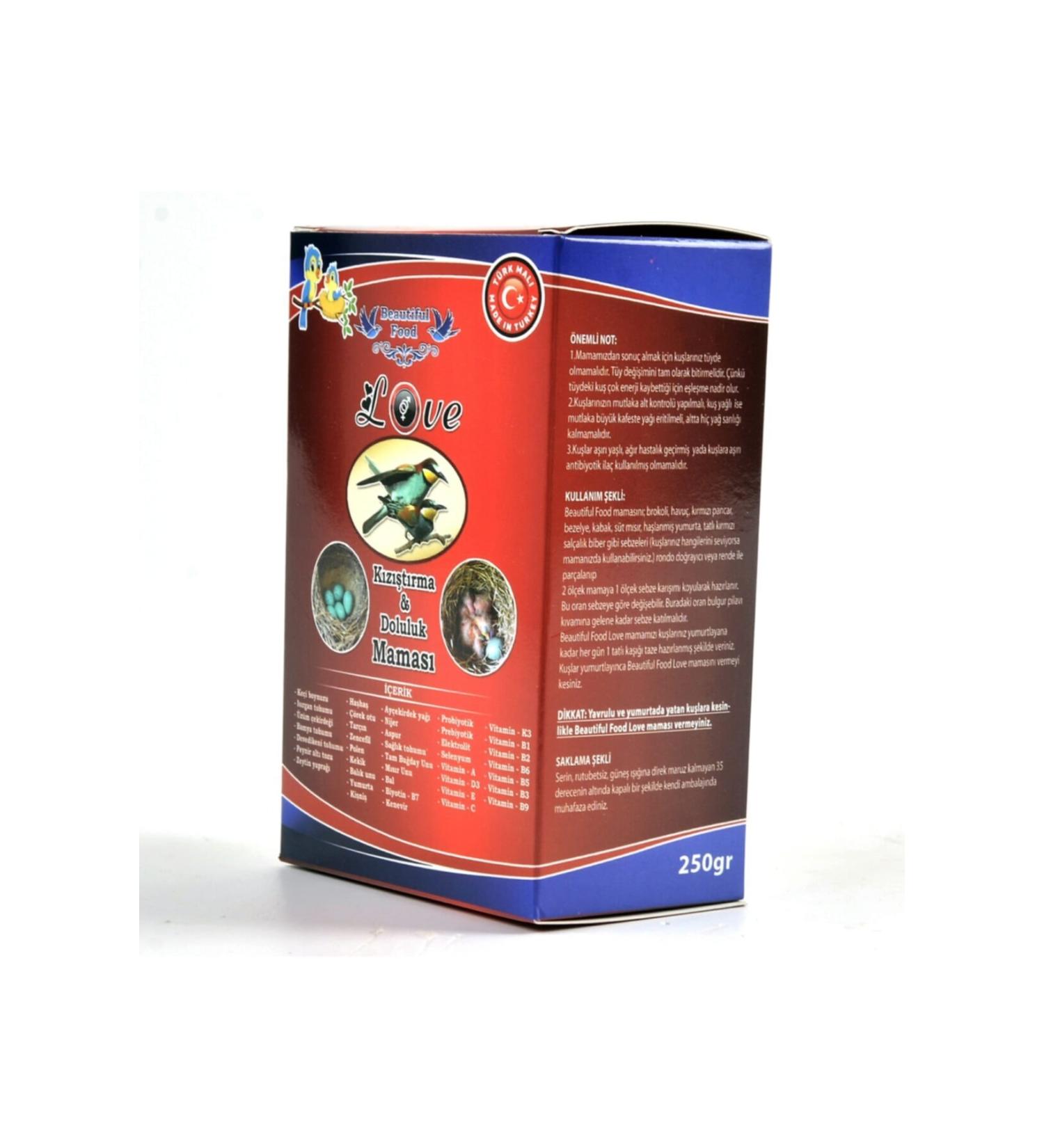 Beautiful Food Love Warming Up Filling Bird Food 250gr