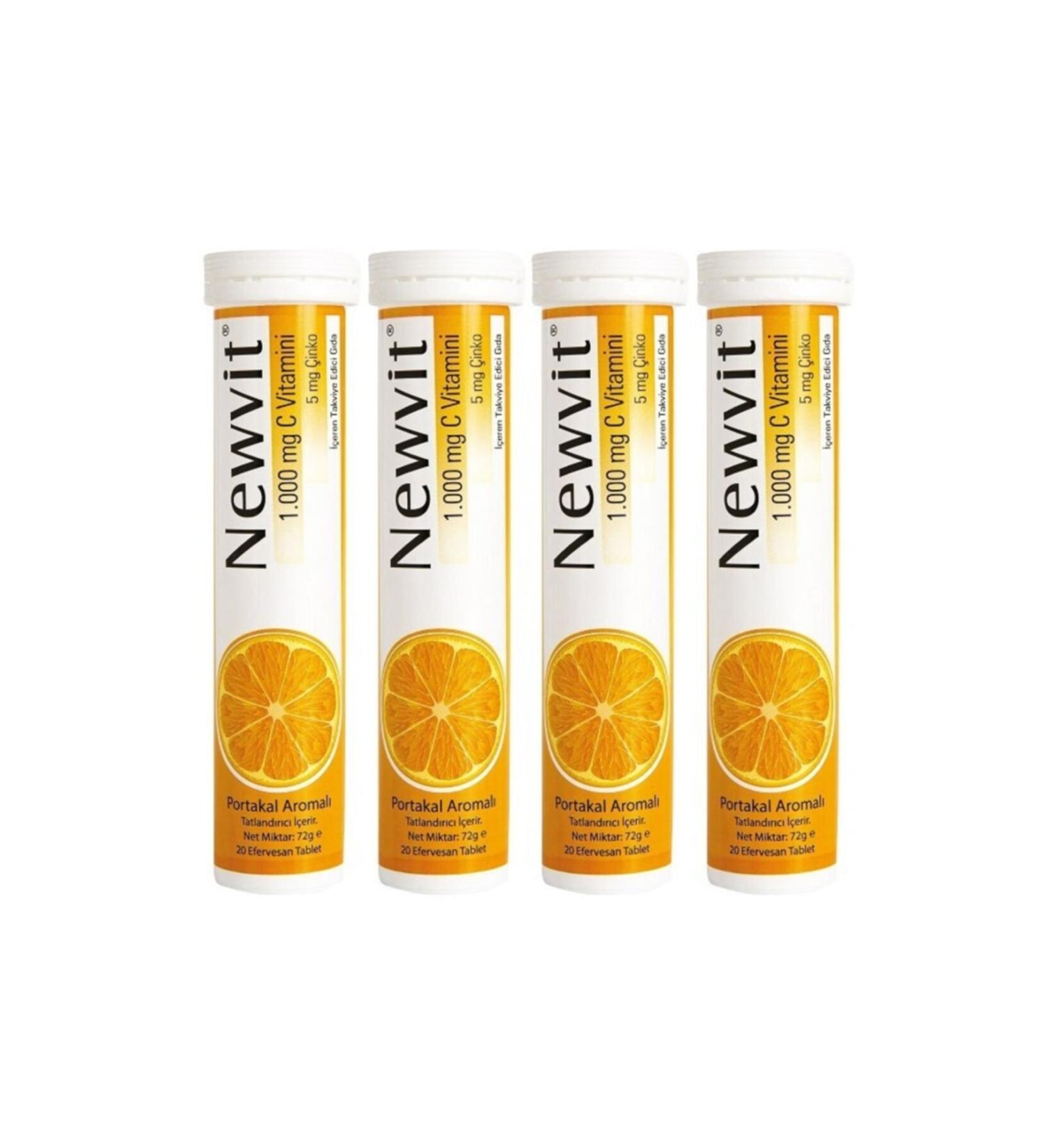 Newvit Vitamin C Zinc Effervescent 4x
