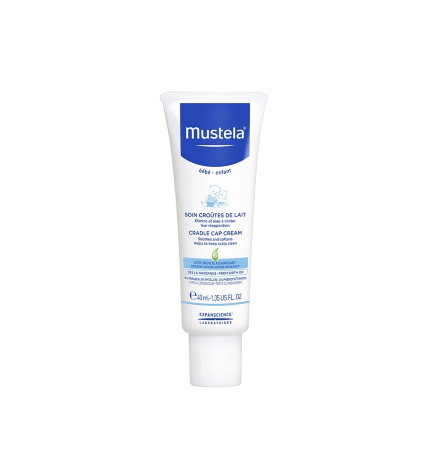 Mustela Cradle Cap Cream 40 ml Anti-Flaking Hair Care Cream