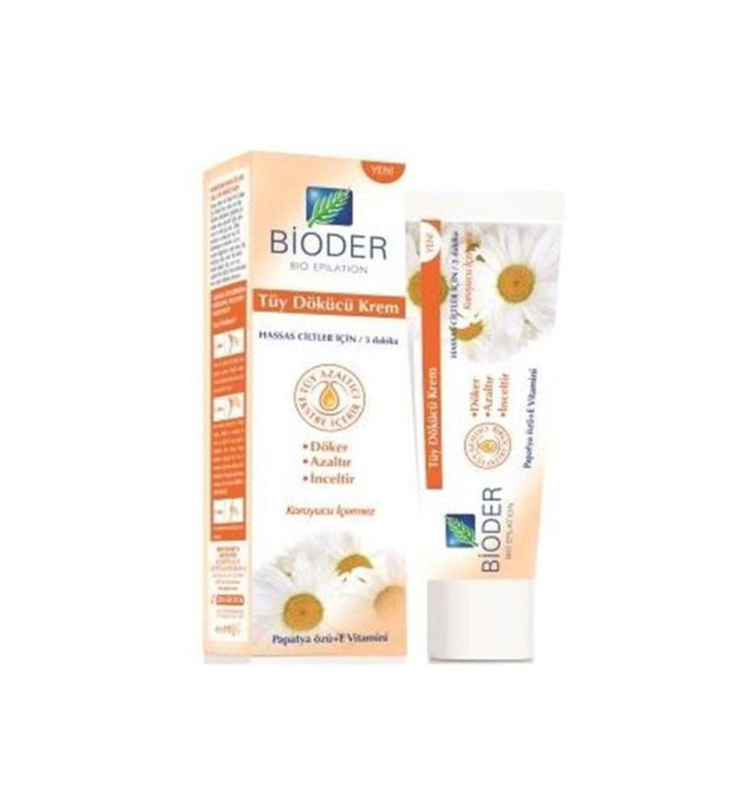 Bioder Hair Removal Cream For Sensitive Skin 40 ml