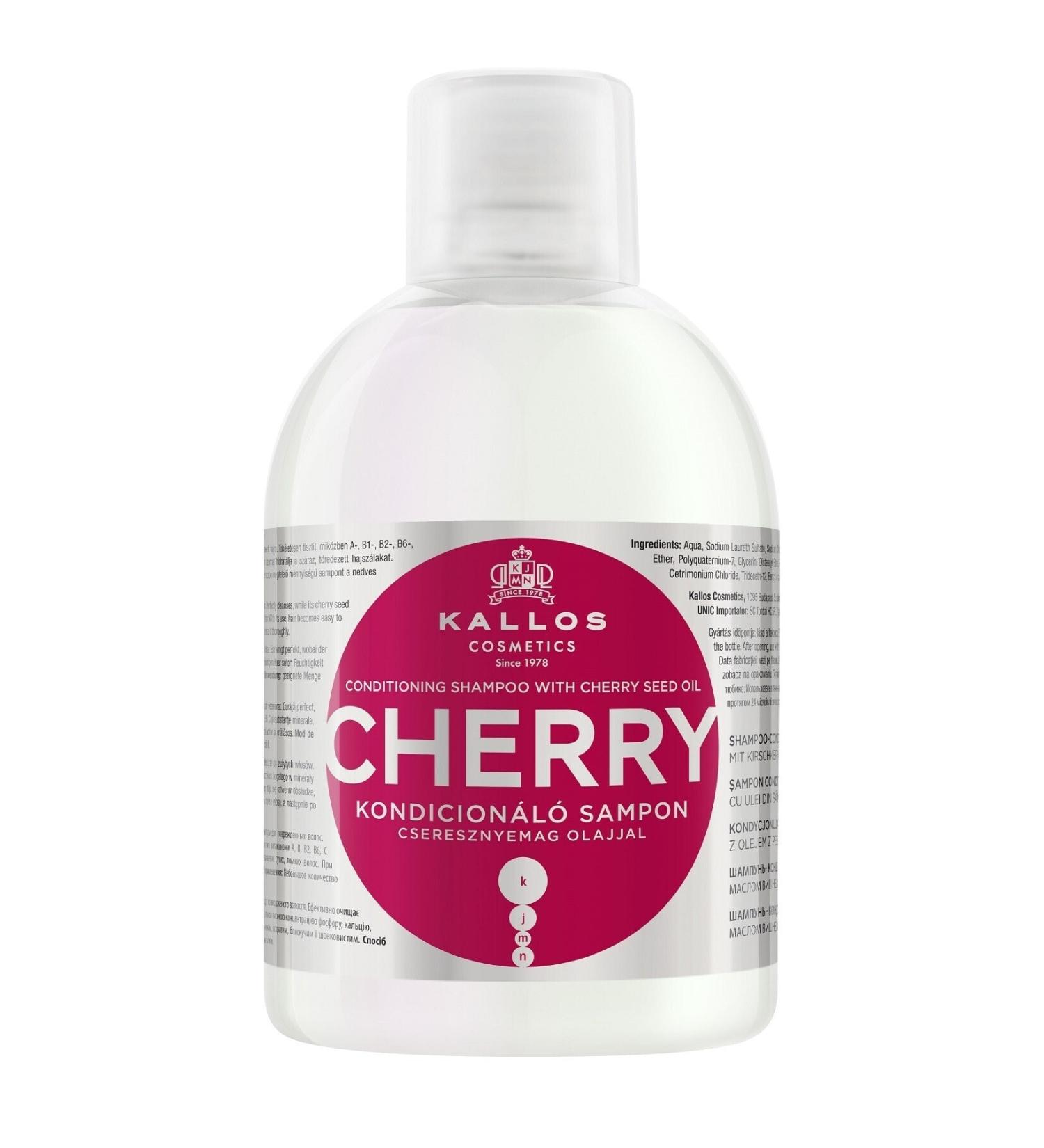 Kallos Cosmetics Cherry 1000ml Cherry Seed Oil Shampoo