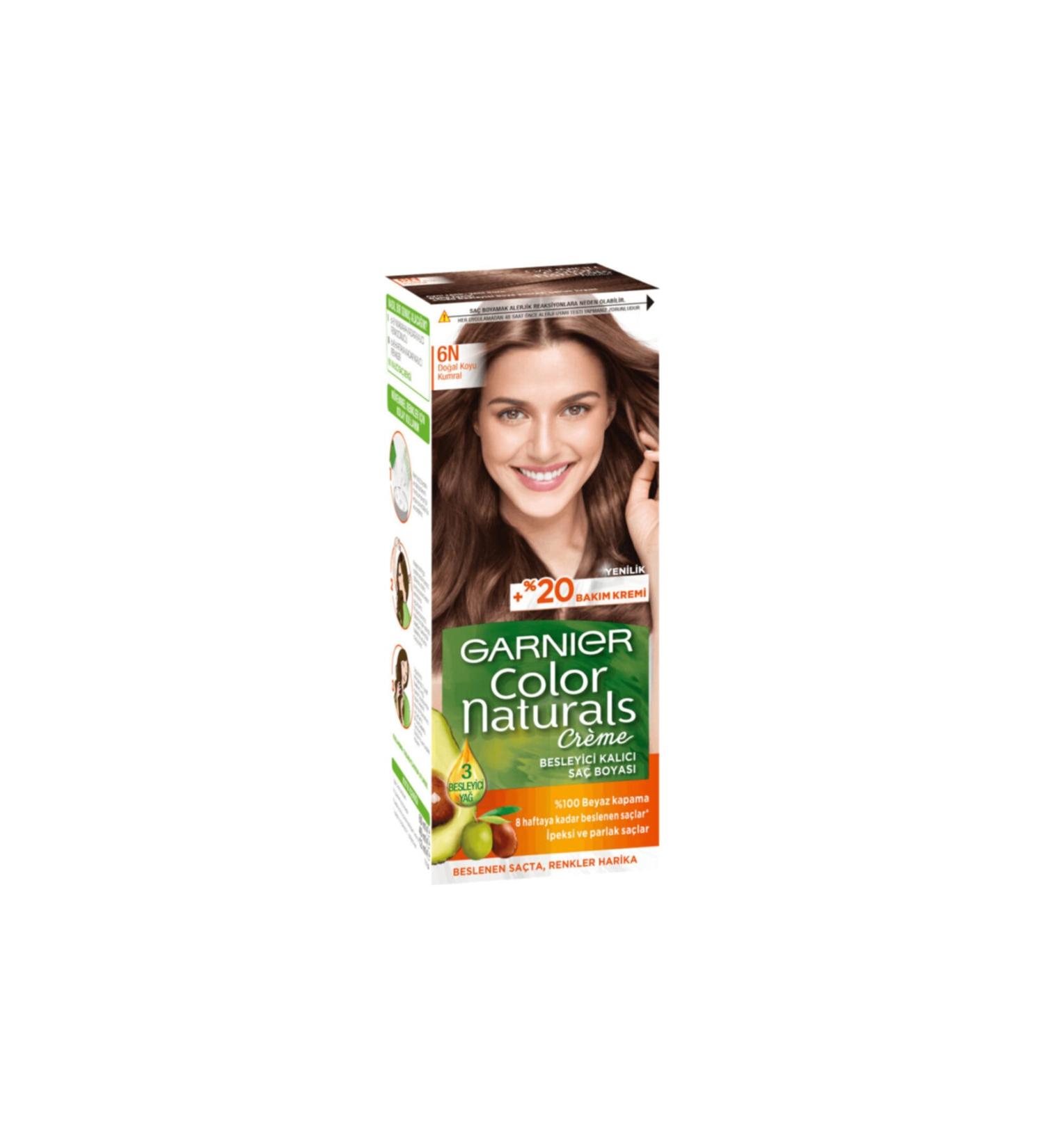 Garnier Color Naturals Hair Dye Natural Dark Blonde No: 6n