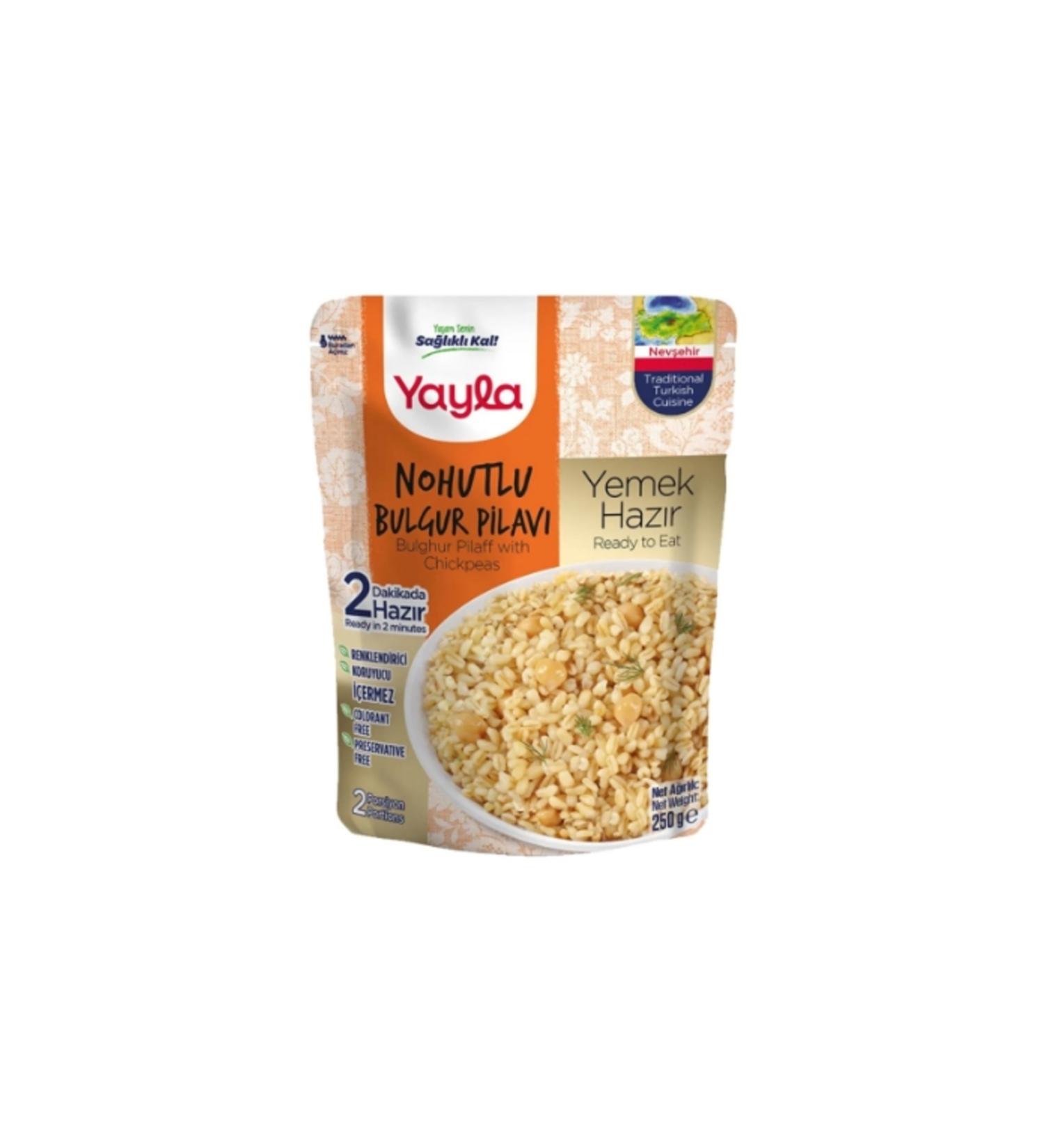 Yayla Bakliyat Yayla Gurme Chickpea Bulgur Pilaf 250 Gr. (6 pieces)