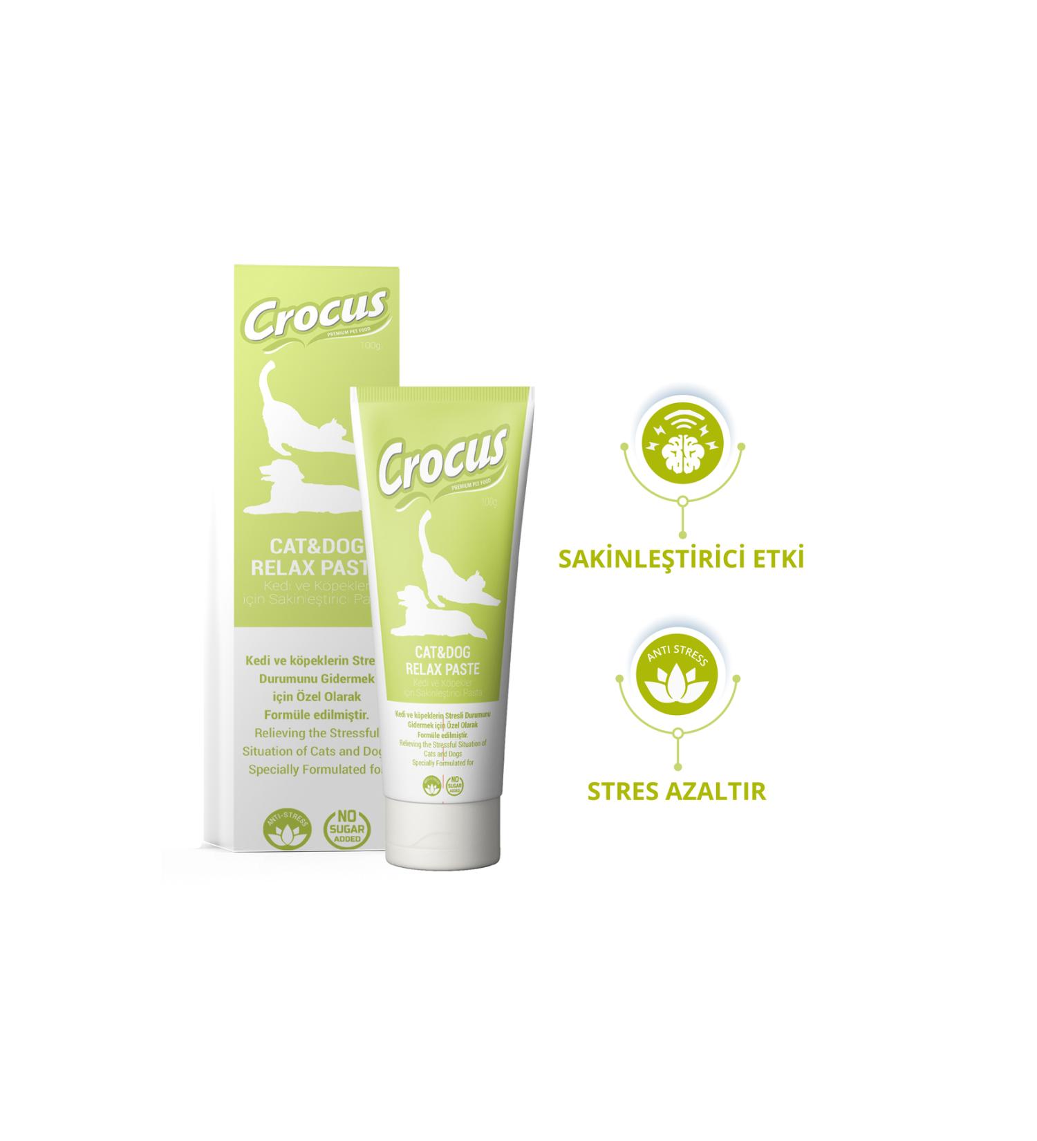 crocus CAT DOG RELAX PASTE 100 GRAM X 2 PIECES 485125