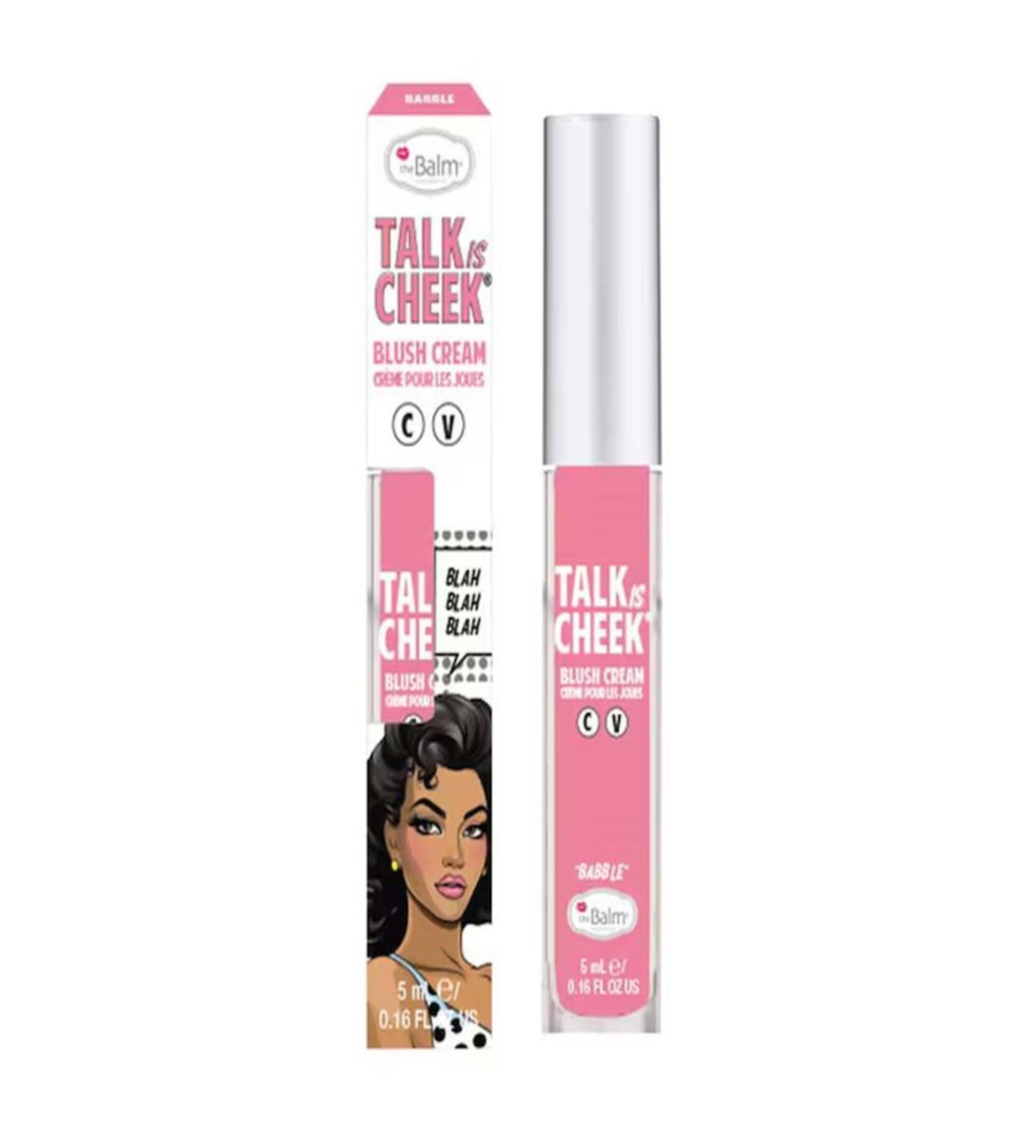 the balm Talk is Cheek Blush Cream cream blush Intensely Pigmented Liquid Blush Cheek Cream Blush  - Buy Online on GoSupps.com