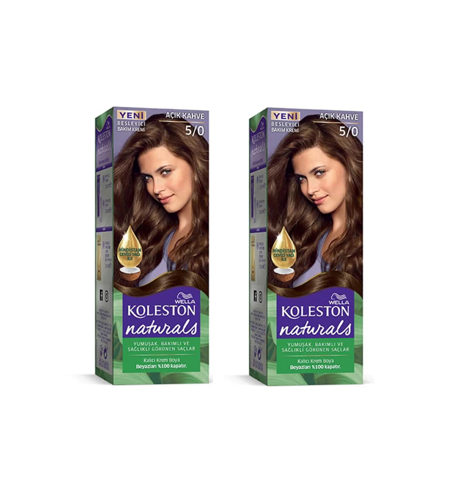 Skygo Naturals Hair Dye Light Brown 5/0 2x Pack
