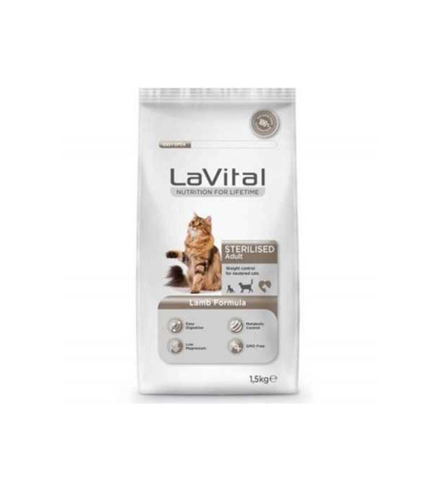 La Vital Lamb Sterilized Cat Food 1.5 Kg