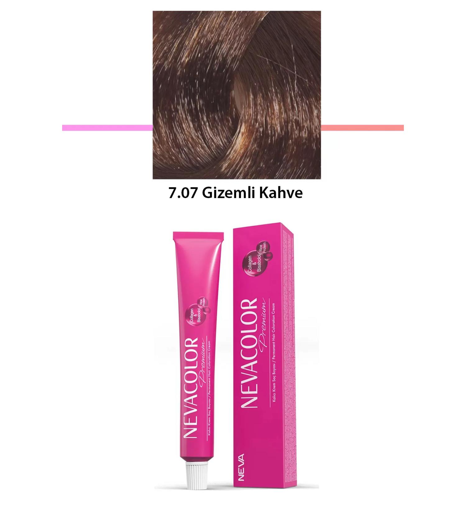 Skygo Premium 7.07 Mystery Coffee - Permanent Cream Hair Dye 50 g Tube