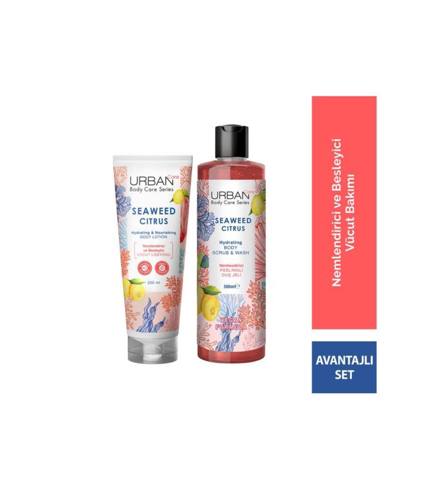 Urban Care Body Series Seaweed Citrus Moisturizing and Nourishing Shower Gel & Body Lotion - Set of 2 - Buy Online on GoSupps.com
