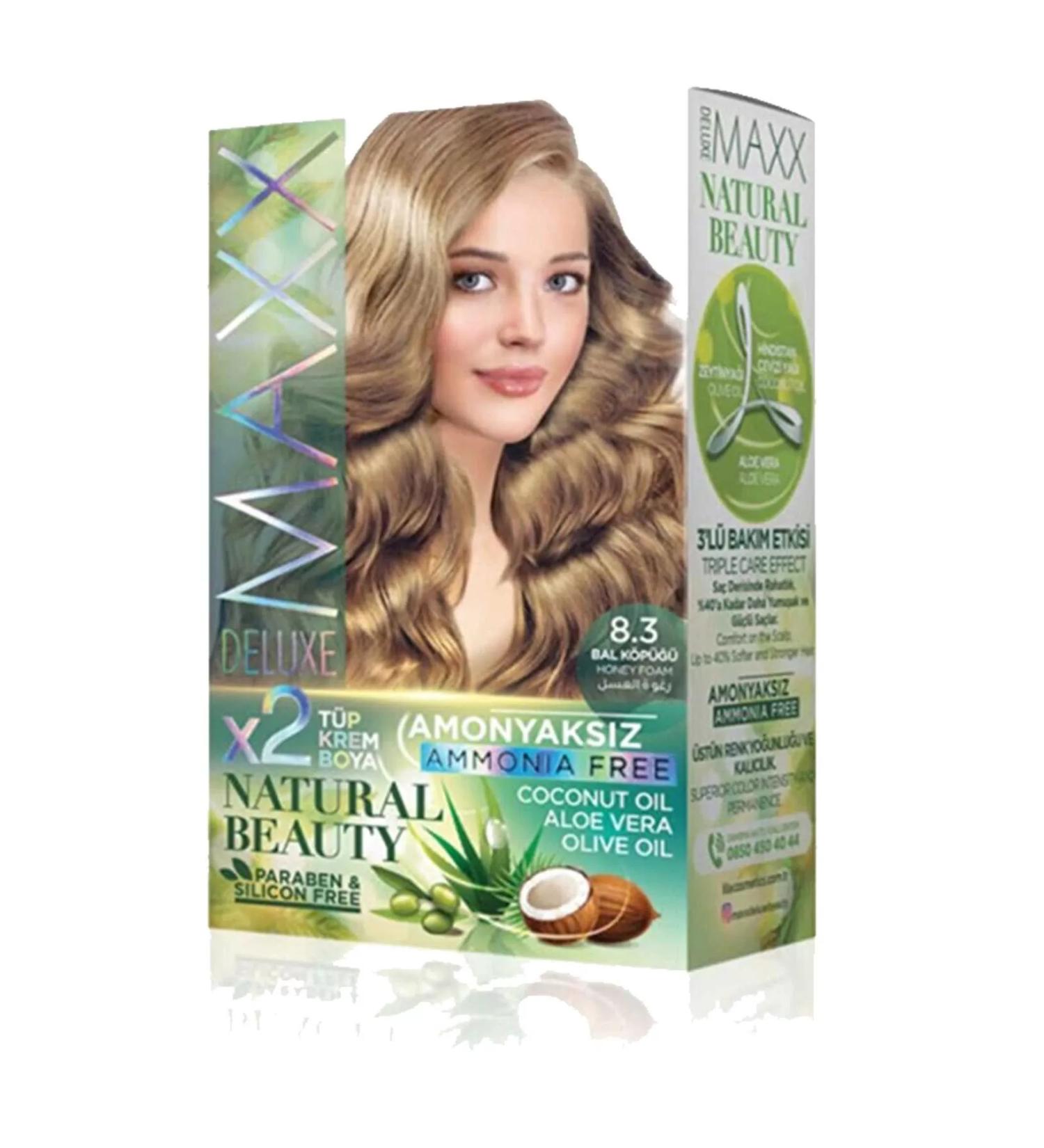 Skygo Natural Beauty Ammonia Free Hair Dye 8.3 Honey Foam