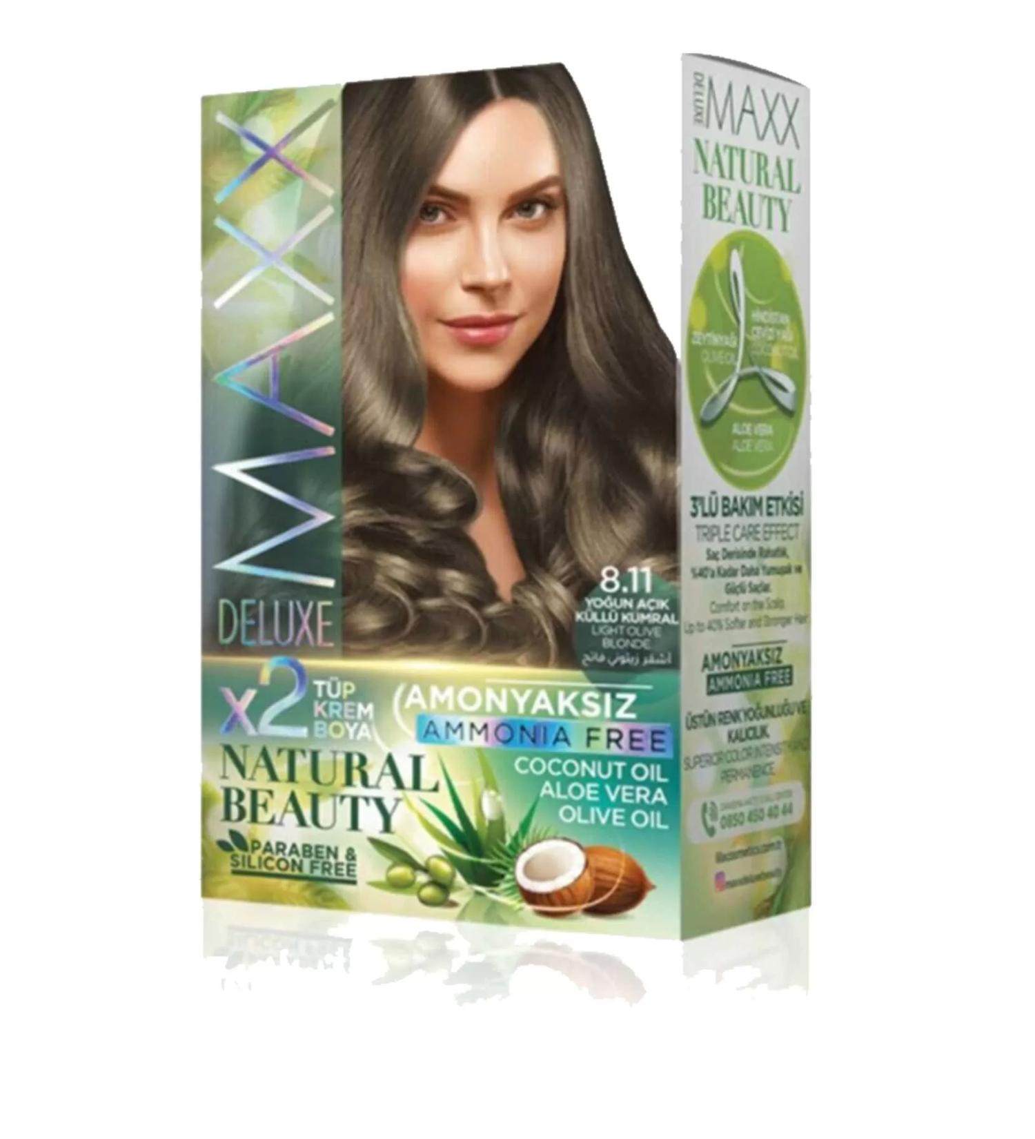 Skygo Natural Beauty Ammonia Free Hair Dye 8.11 Intense Light Ash Blonde