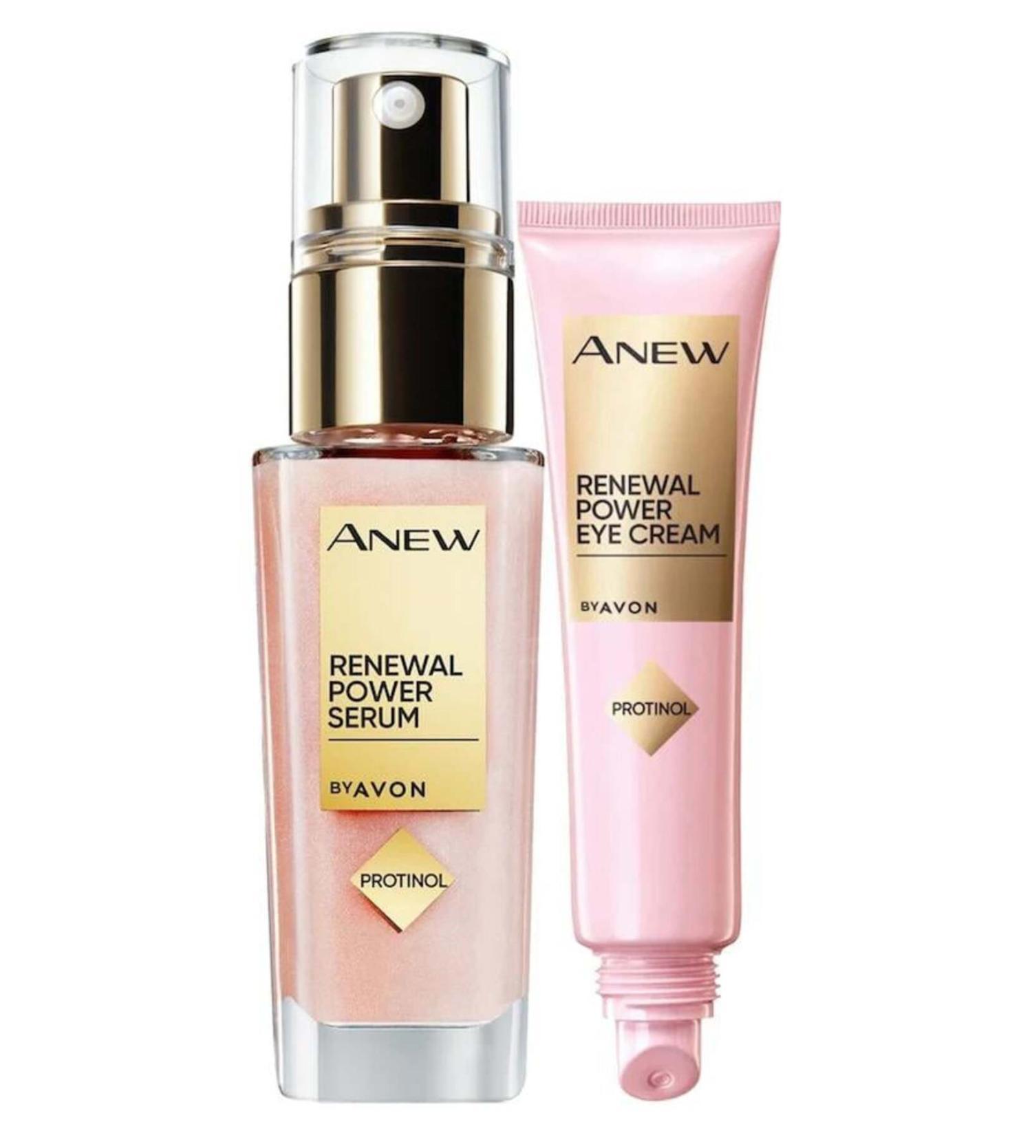 Avon Anew Renewal Power Protinol Serum and Eye Contour Cream. Duo Set - Buy Online on GoSupps.com