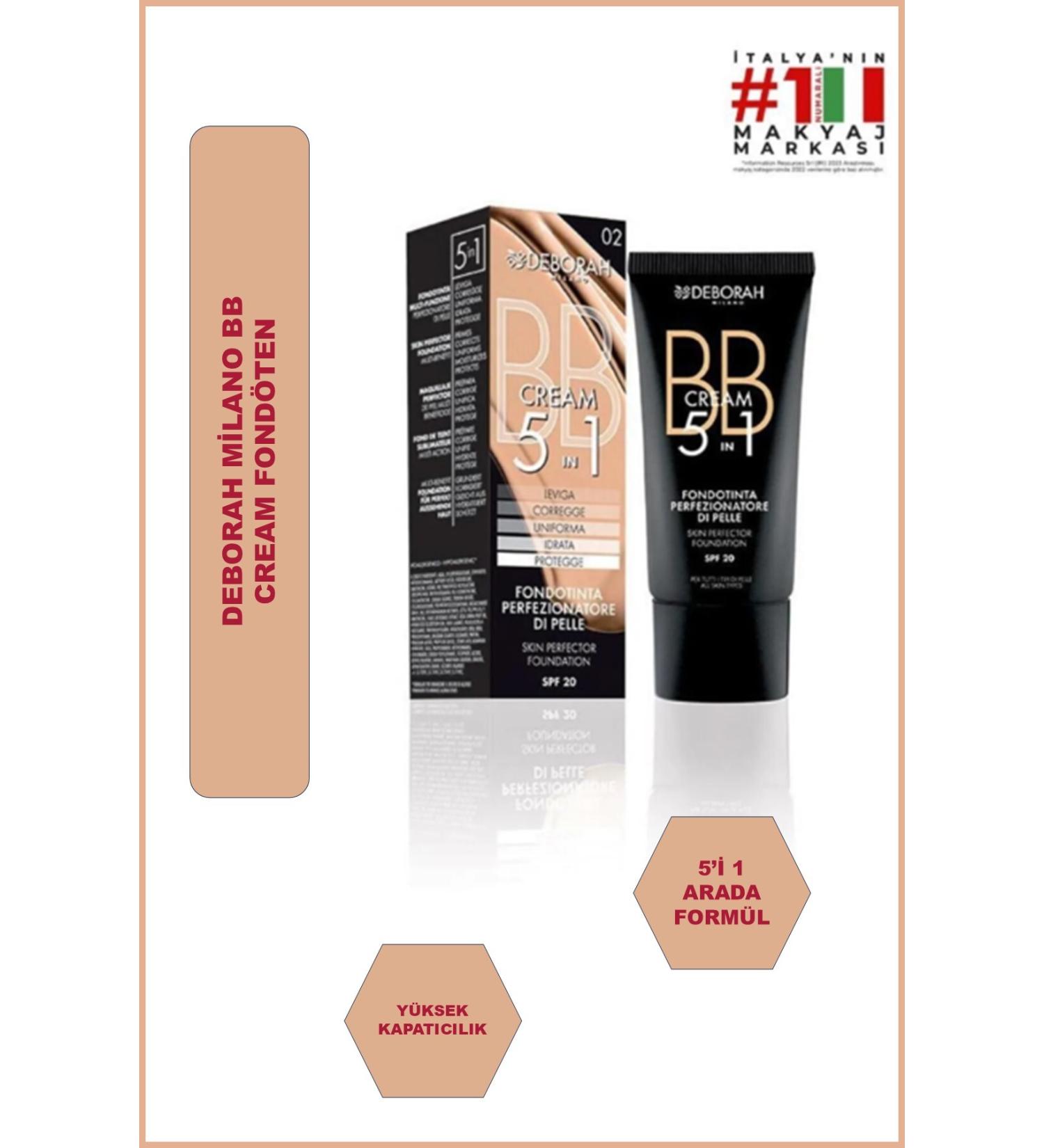 Deborah Milano No: 01 Spf 20 Bb Cream Foundation
