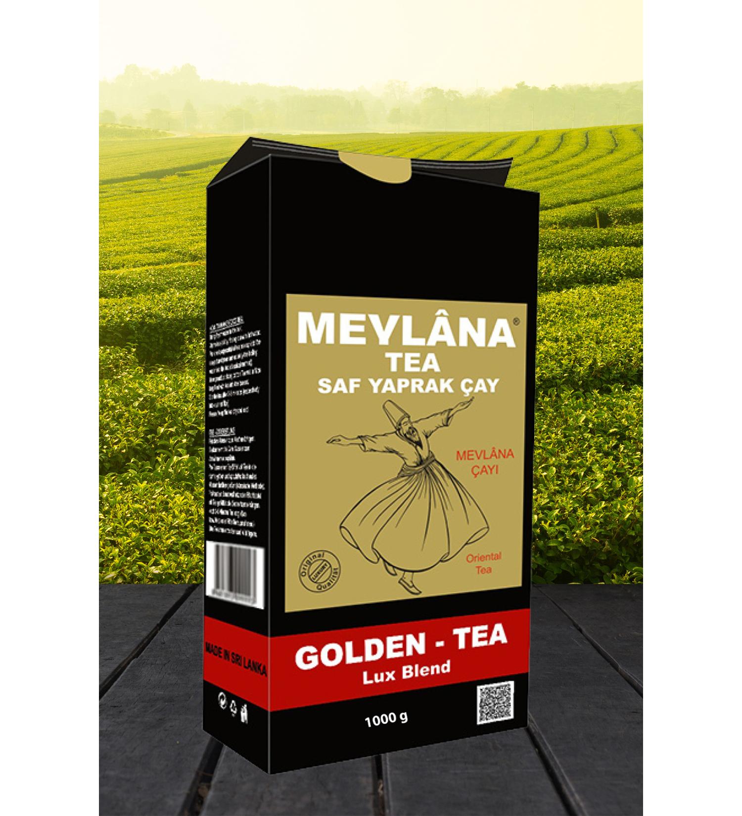 Mevlana Tea Neyzen Mevlana Tea Group Golden Tea Black Loose Tea 1000gr - (ORIGINAL) The Legendary Pearl of Sri Lanka