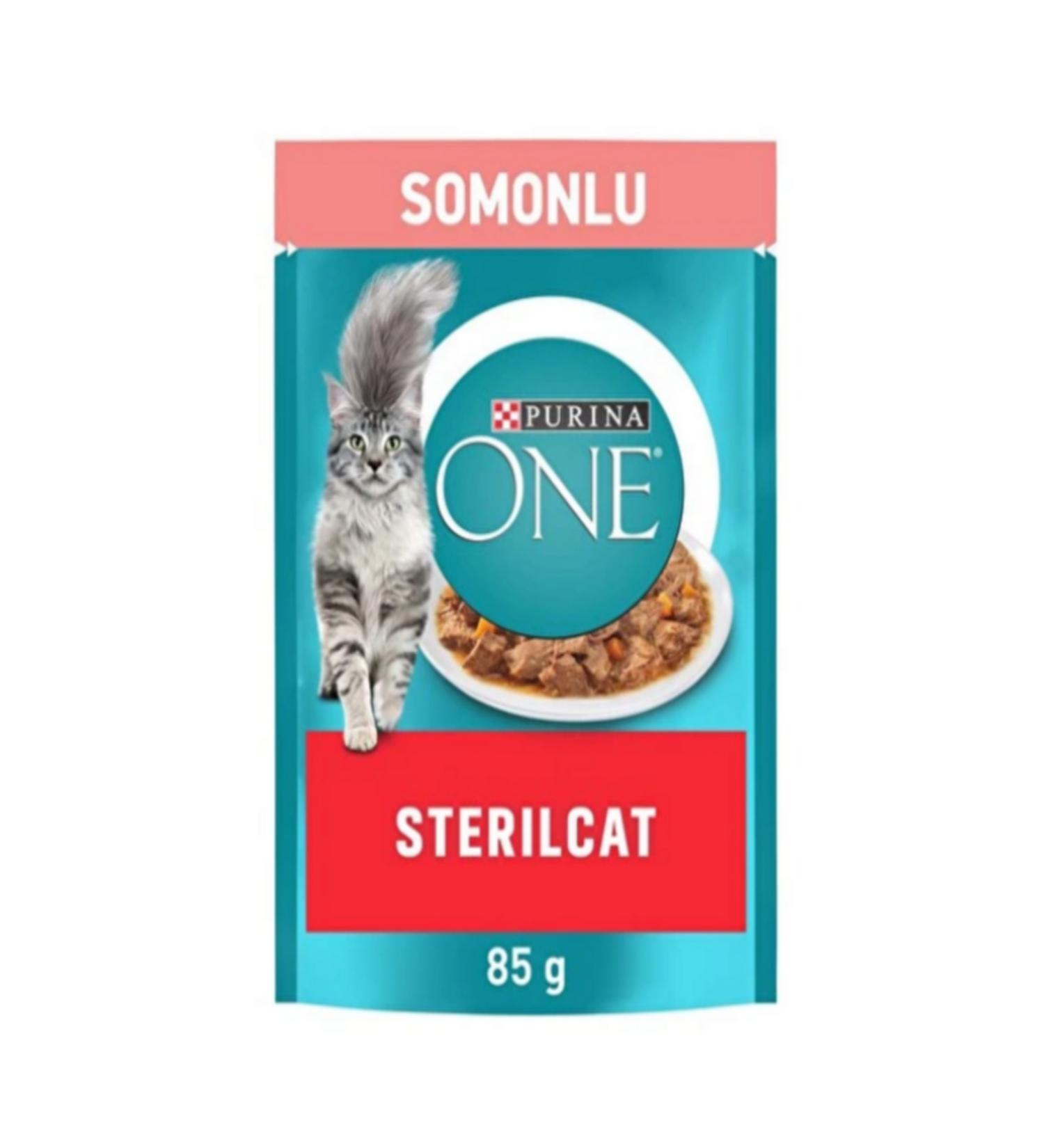 Purina One Kisir Salmon & Carrot Cat Wet Food 85 gr 26 Pieces