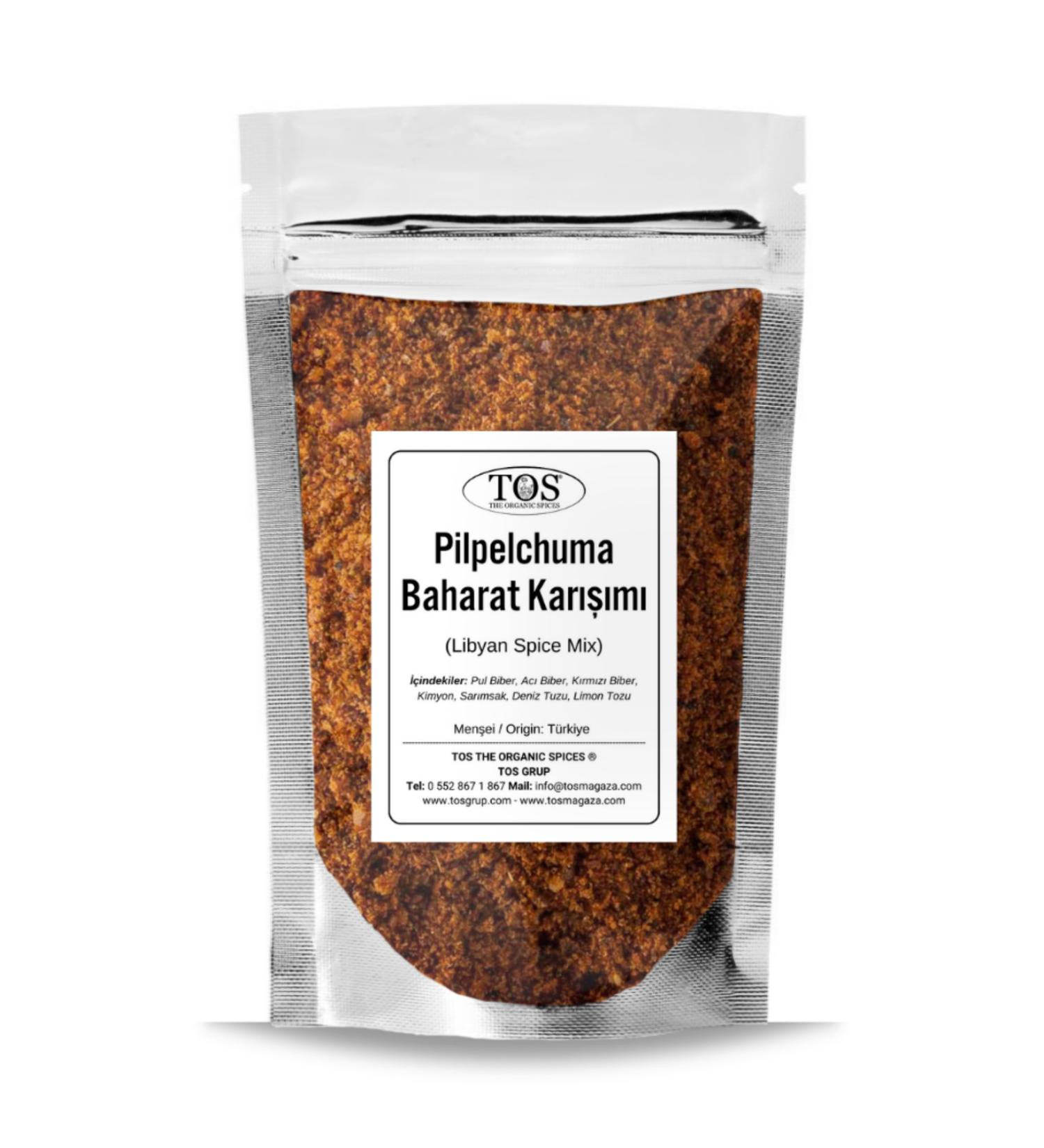 TOS The Organic Spices Pilpelchuma 500 gr Libyan Spice Blend Pilpelchuma Libyan Spice Blend - Premium Quality