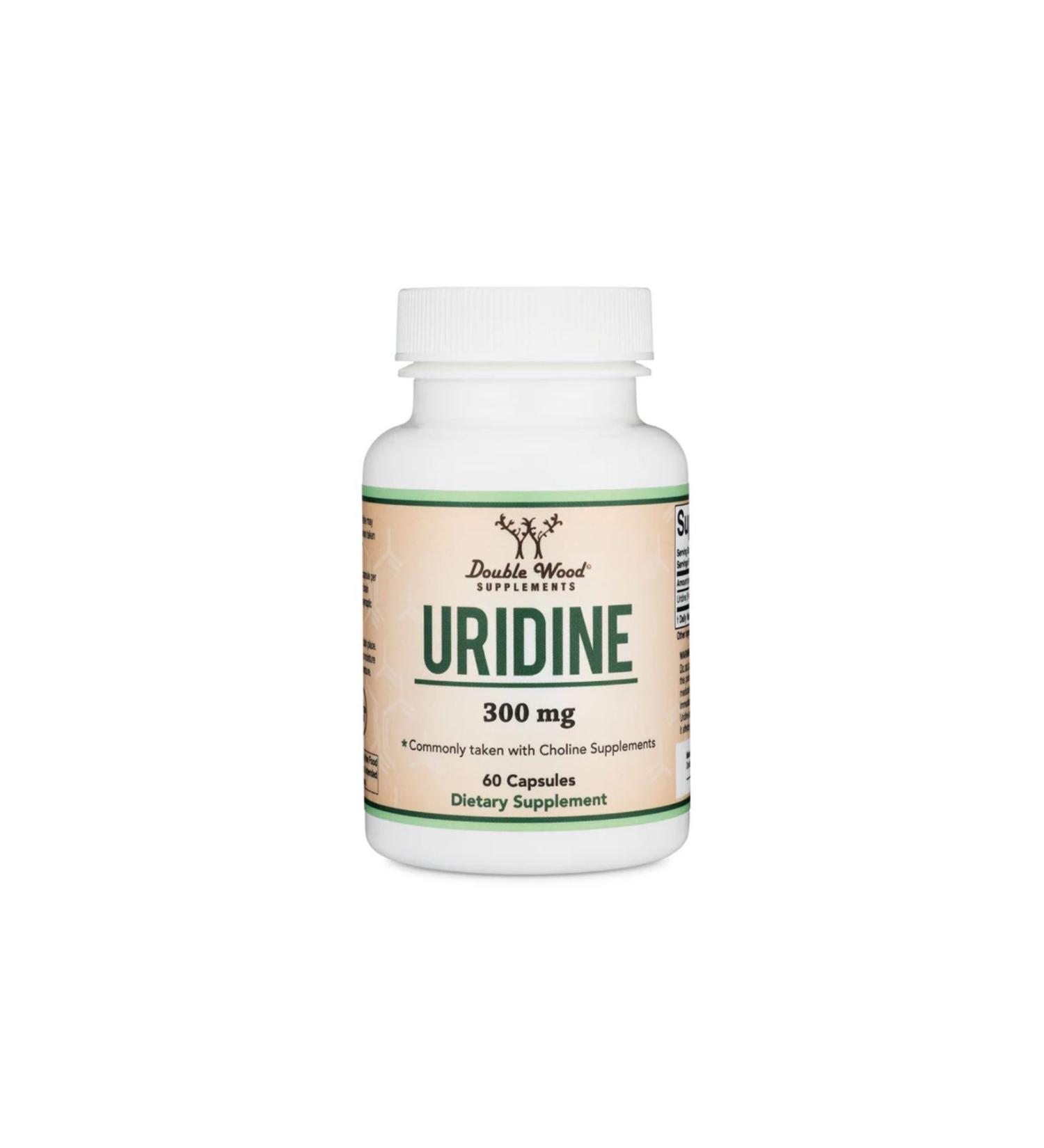 DOUBLE WOOD Uridine Monophosphate 300 Mg 60 Capsules - Imported - Buy Online on GoSupps.com