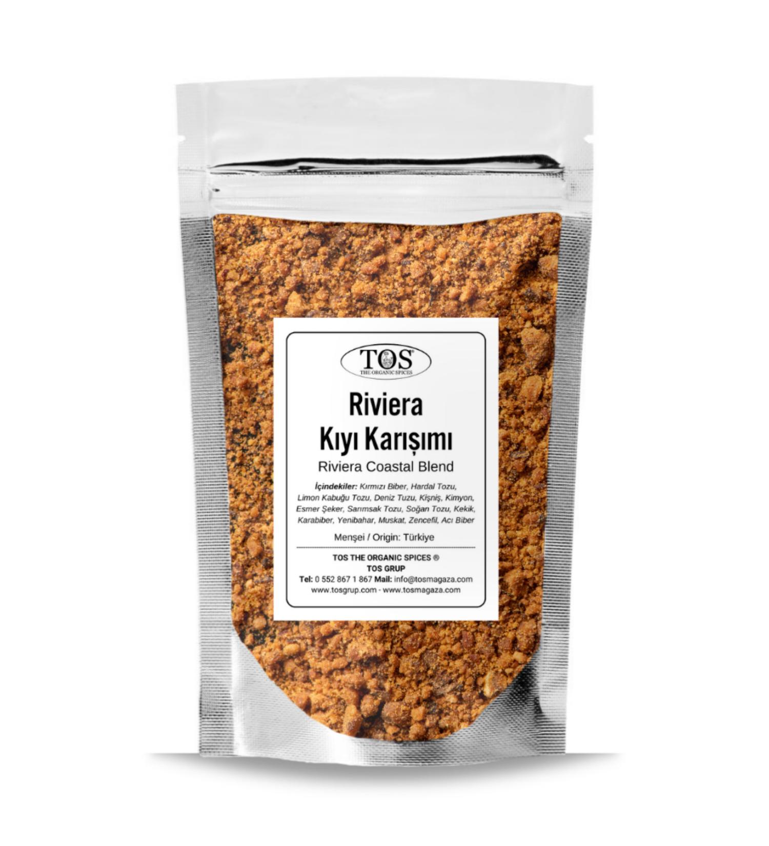 TOS The Organic Spices Riviera Coastal Blend 500 gr Riviera Coastal Blend - Premium Quality | Spice Mix