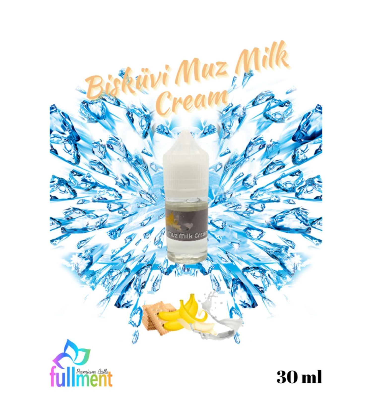 Fullment Biscuit Banana Milk Cream Food Flavored Ready Food Flavor Syrup 30 ml - Buy Online on GoSupps.com