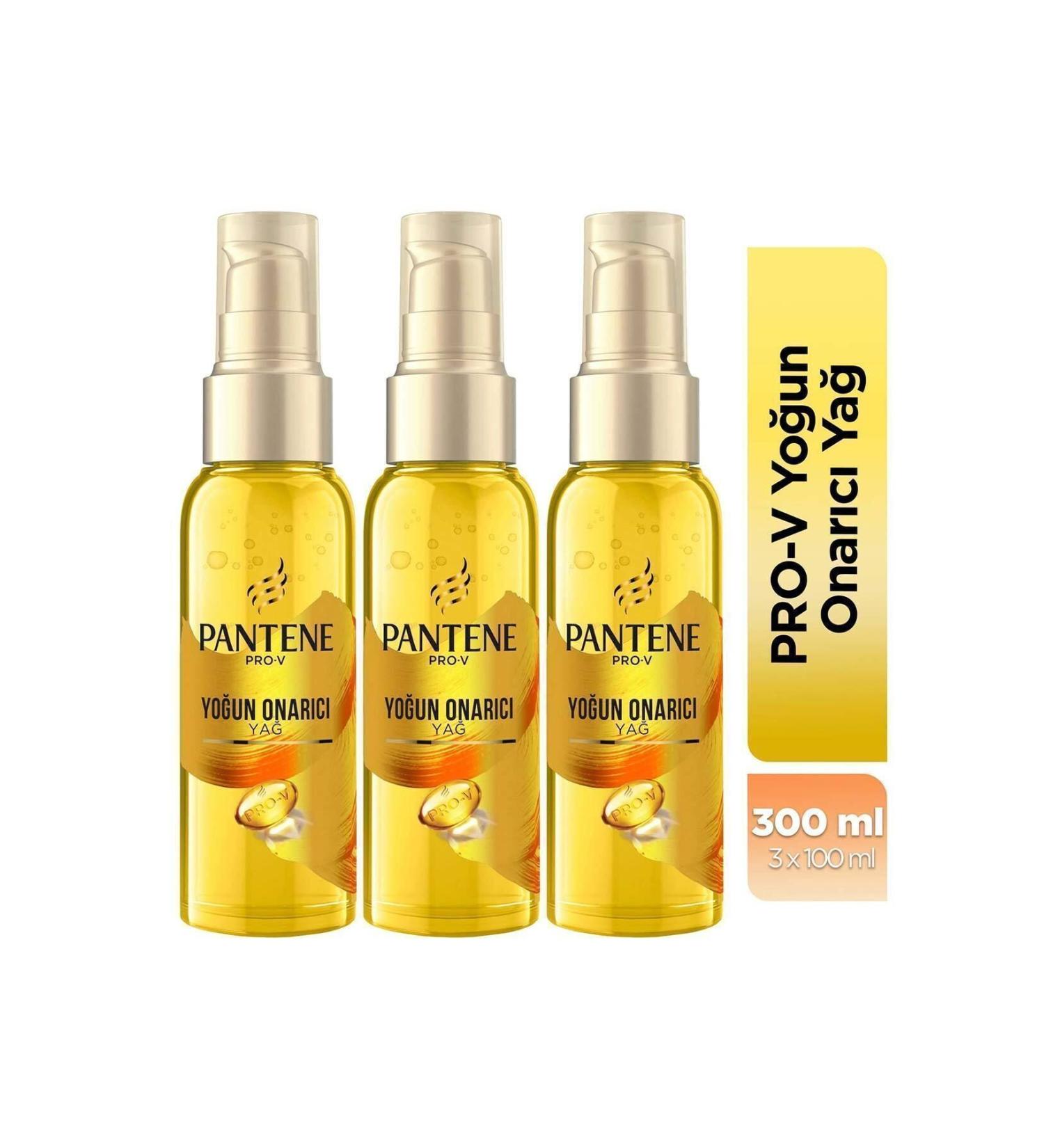 Pantene Hair Care Oil Keratin Essence Repair Vitamin E 100 ml x 3 - Buy Online on GoSupps.com