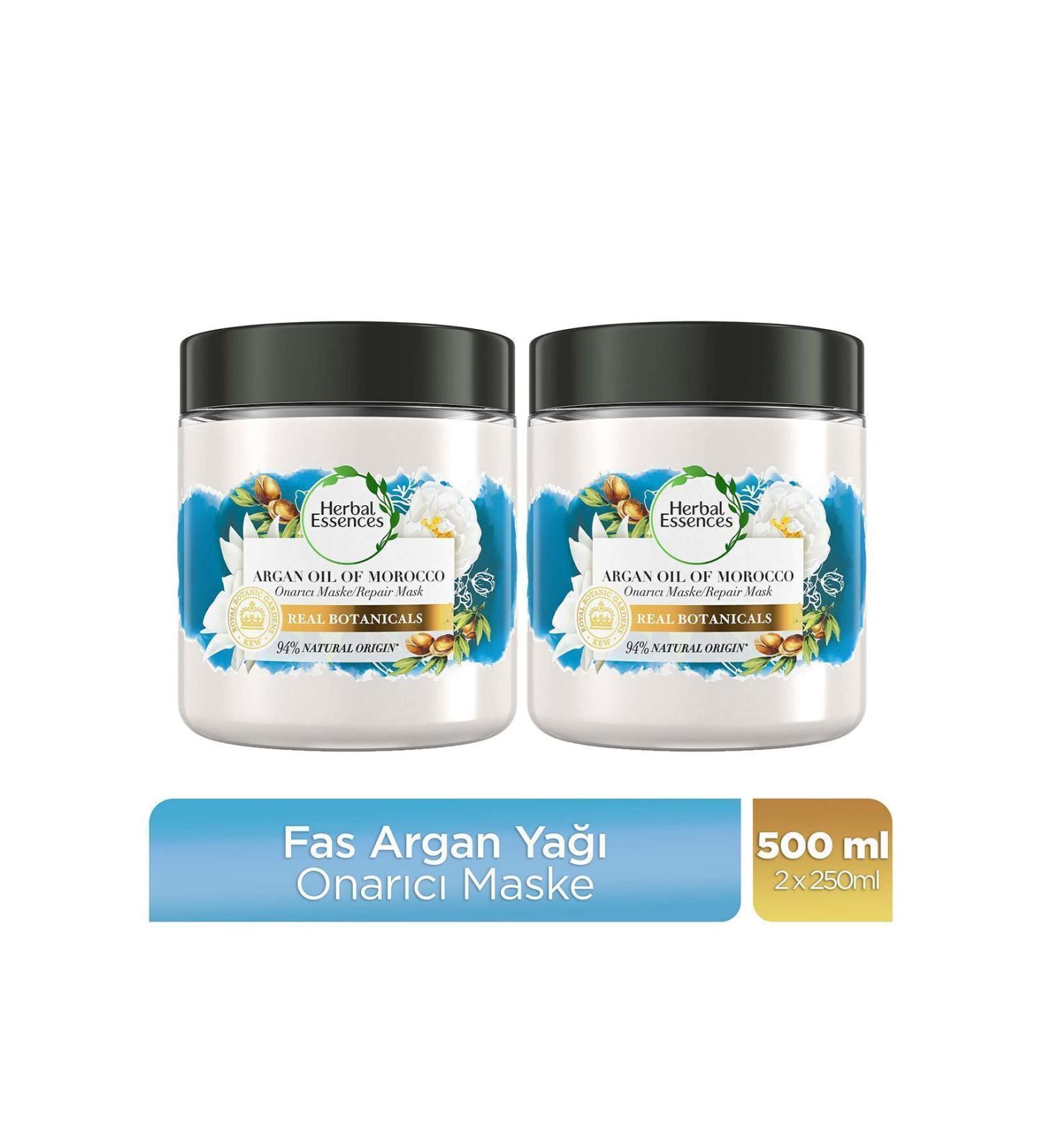 Herbal Essences Repairing Argan Oil Mask 250 ml x2 - Buy Online on GoSupps.com
