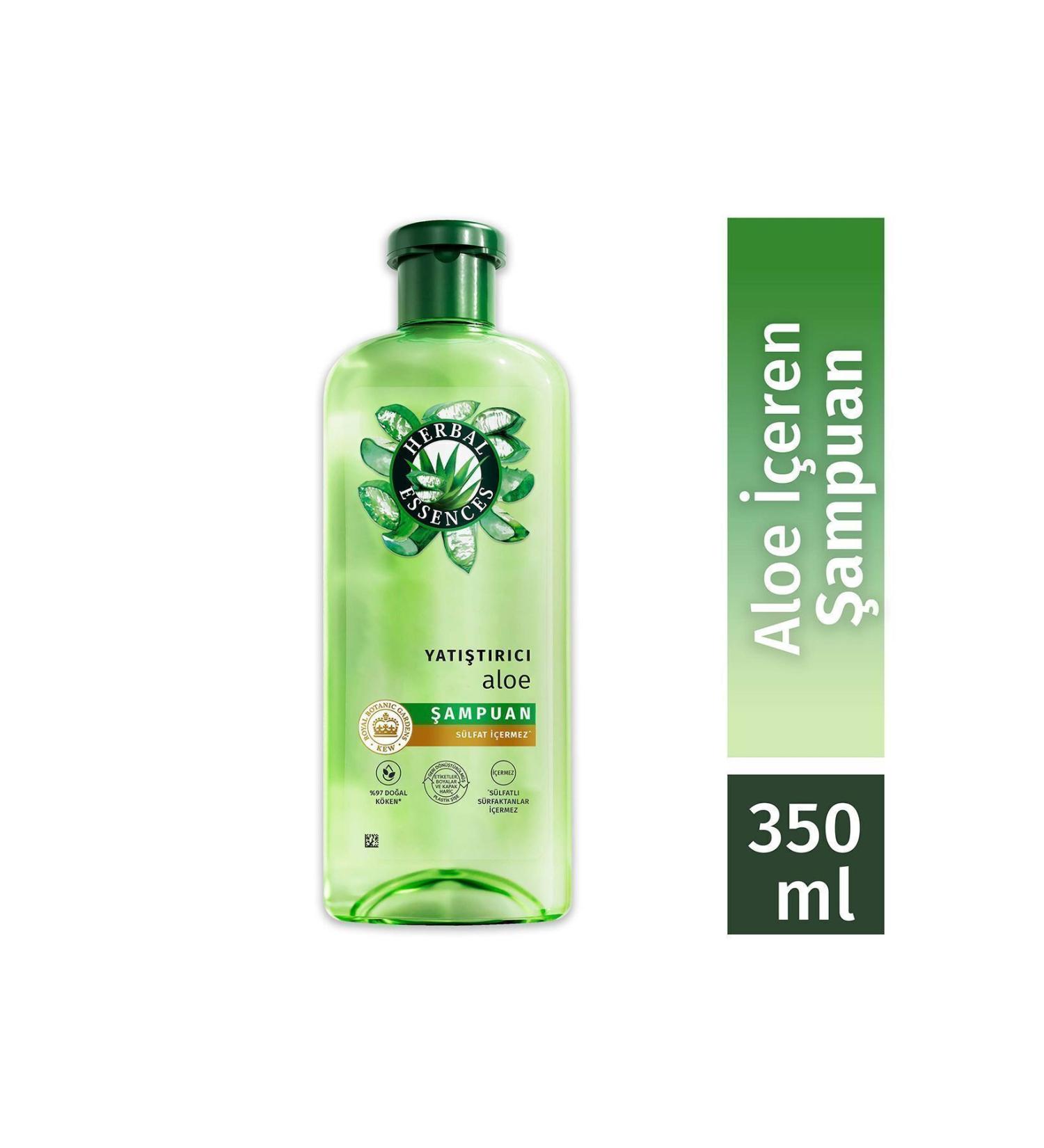 Herbal Essences Sulfate-Free Soothing Shampoo with Aloe 350 ml - Buy Online on GoSupps.com