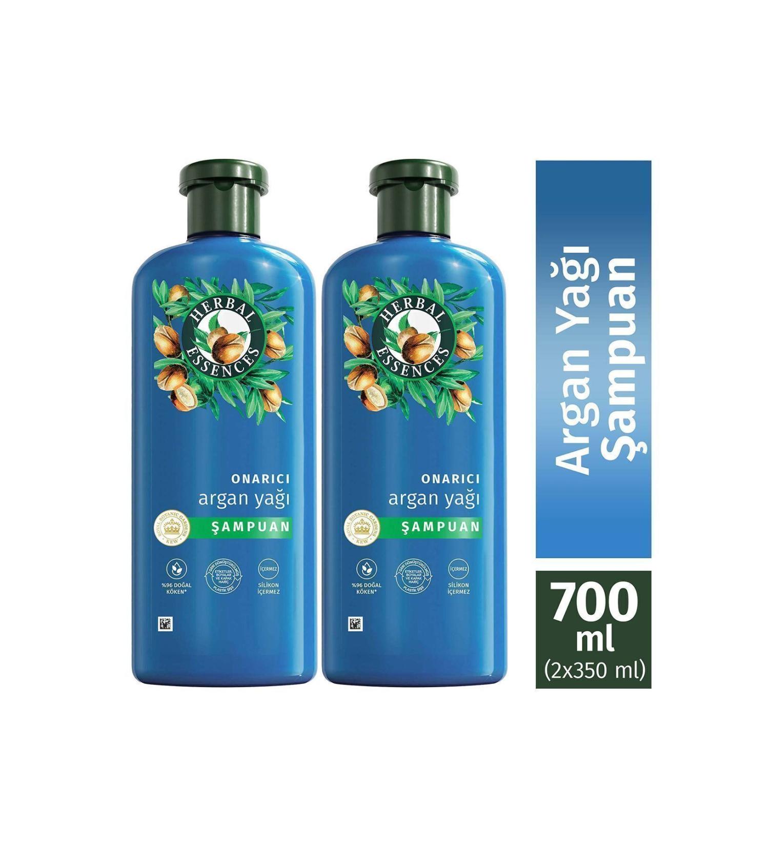 Herbal Essences Repairing Argan Oil Shampoo 350 ml x2 - Buy Online on GoSupps.com