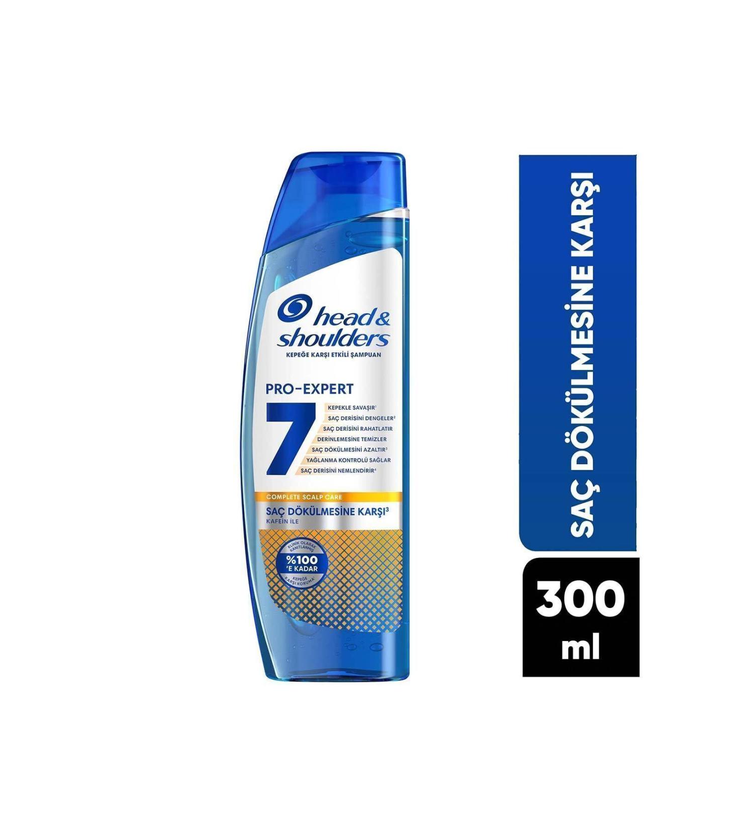 Head And Shoulders Anti-Dandruff Pro-Expert 7 Hair Loss Defense Caffeinated 300ML Shampoo - Buy Online on GoSupps.com