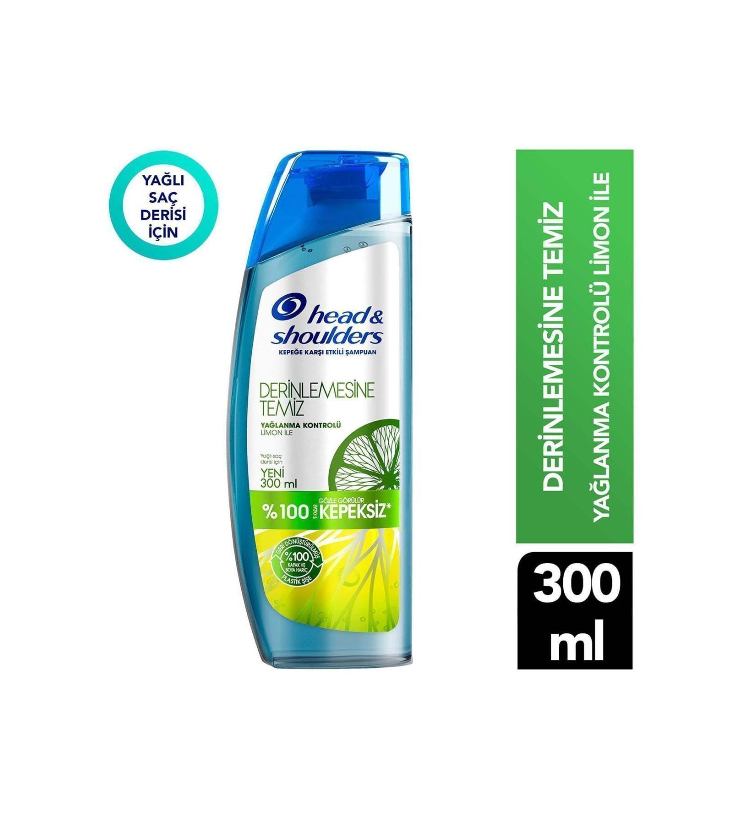 Head and Shoulders Deep Clean Oil Control Shampoo 300 ml - Buy Online on GoSupps.com