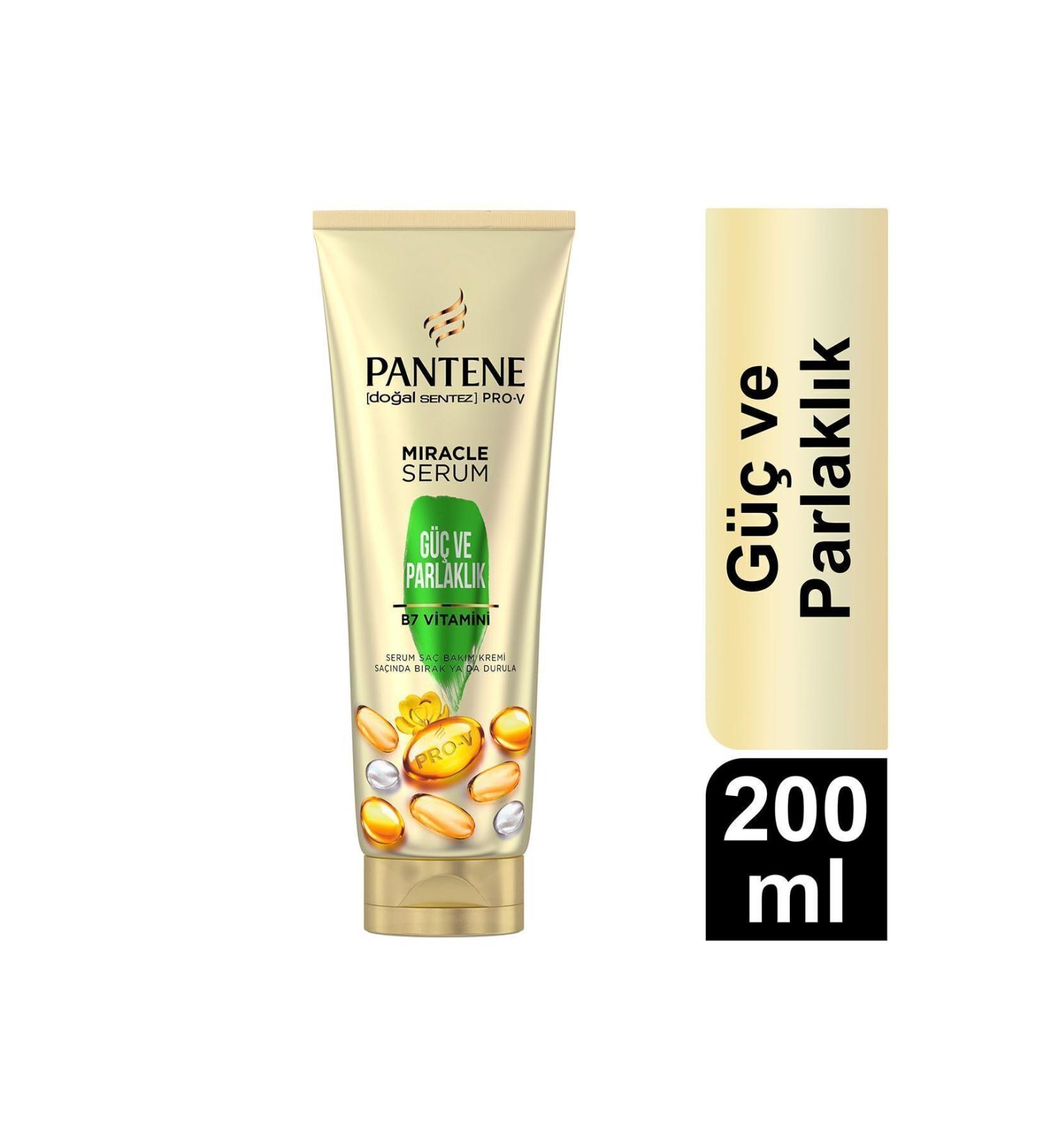 Pantene Miracle Strength and Shine Serum Hair Care Cream 200 Ml - Buy Online on GoSupps.com