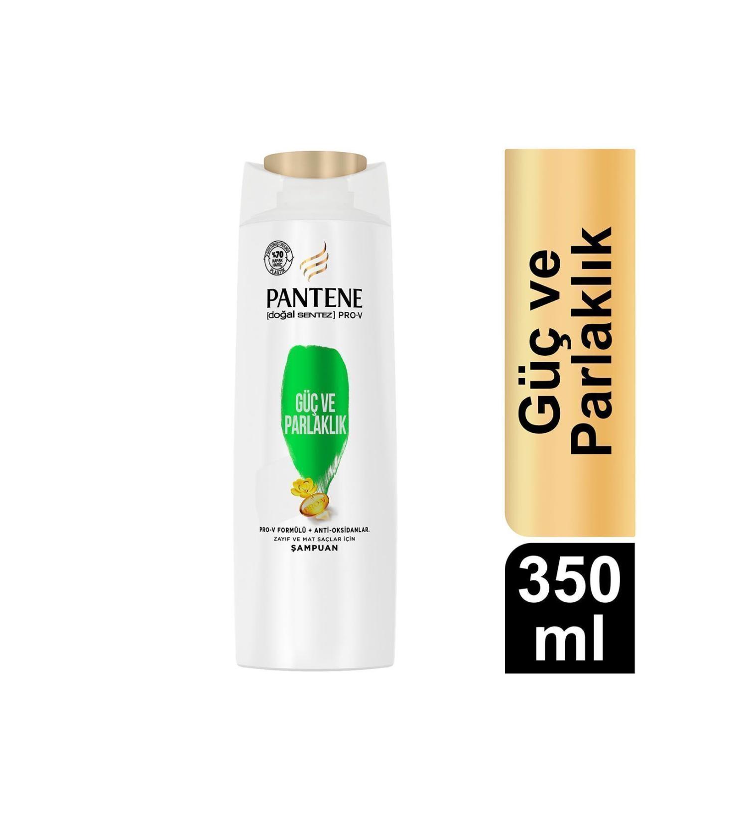 Pantene Natural Synthesis Power and Shine Shampoo 350 ml - Buy Online on GoSupps.com