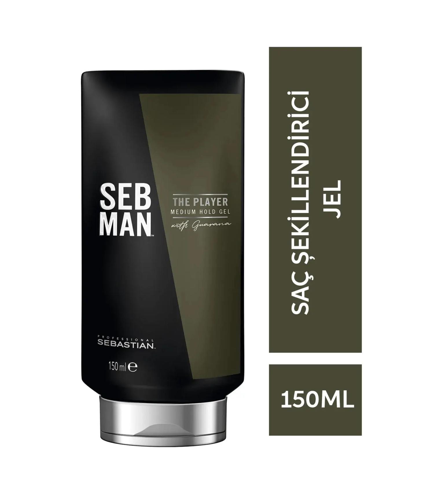 SEB MAN The Player - Ultra Hold and Shine Hair Styling Gel - 150ml - dsc7623