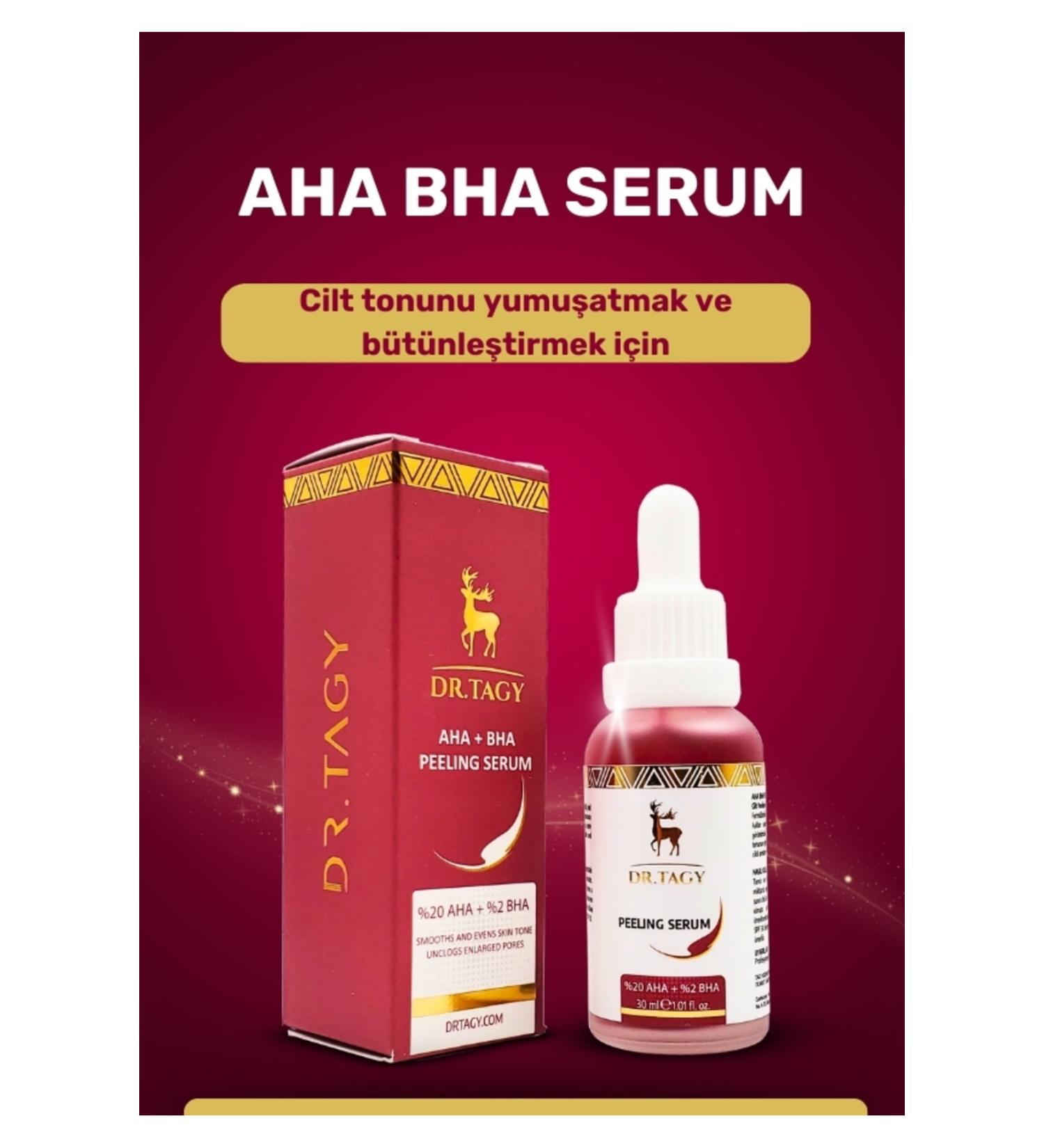 DR TAGY AHA BHA Revitalizing and Skin Tone Equalizing Red Peeling Skin Serum - Buy Online on GoSupps.com