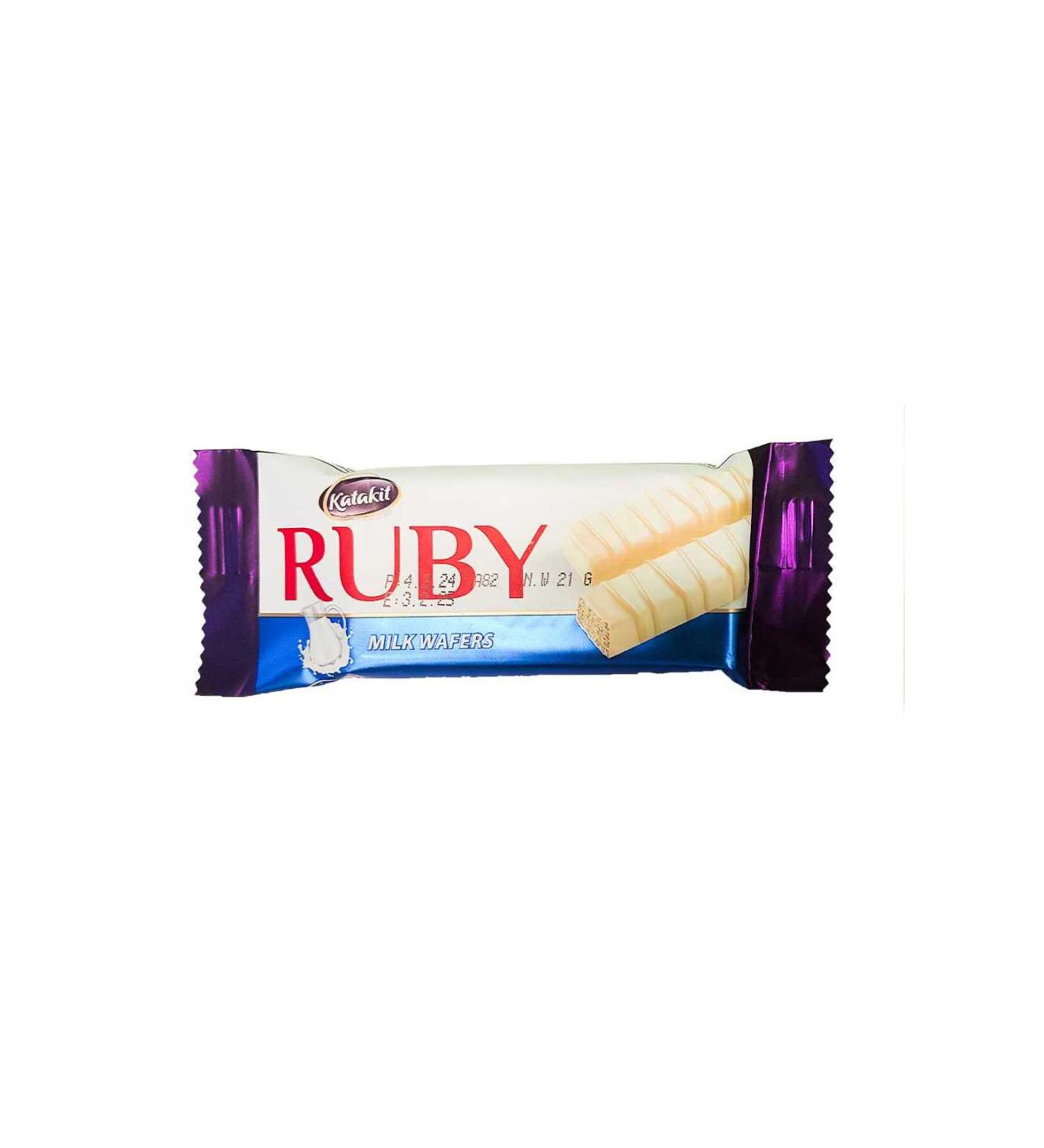 Ruby Milk Biscuits 21 gr X 24 Pieces Delicious Biscuits