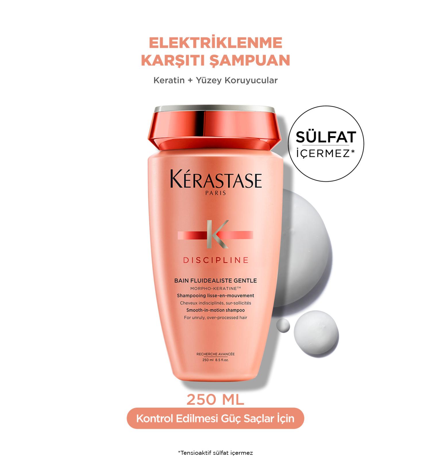 Kerastase Discipline Bain Fluid aliste Sulfate-Free Control Electric for Difficult to Style Hair - Buy Online on GoSupps.com
