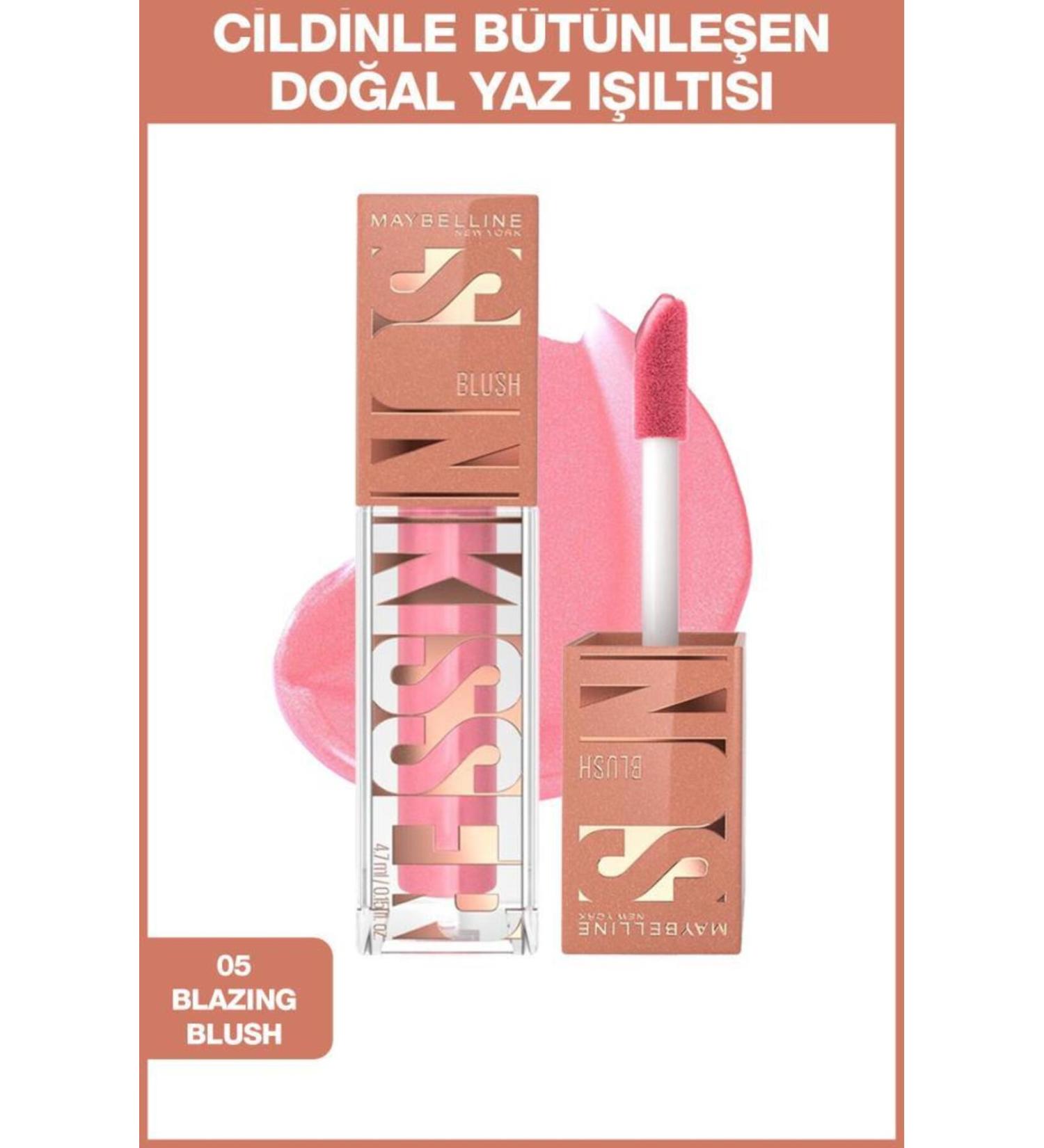 Maybelline New York Sunkisser Liquid Blush - 05 Blazing Blush - Buy Online on GoSupps.com