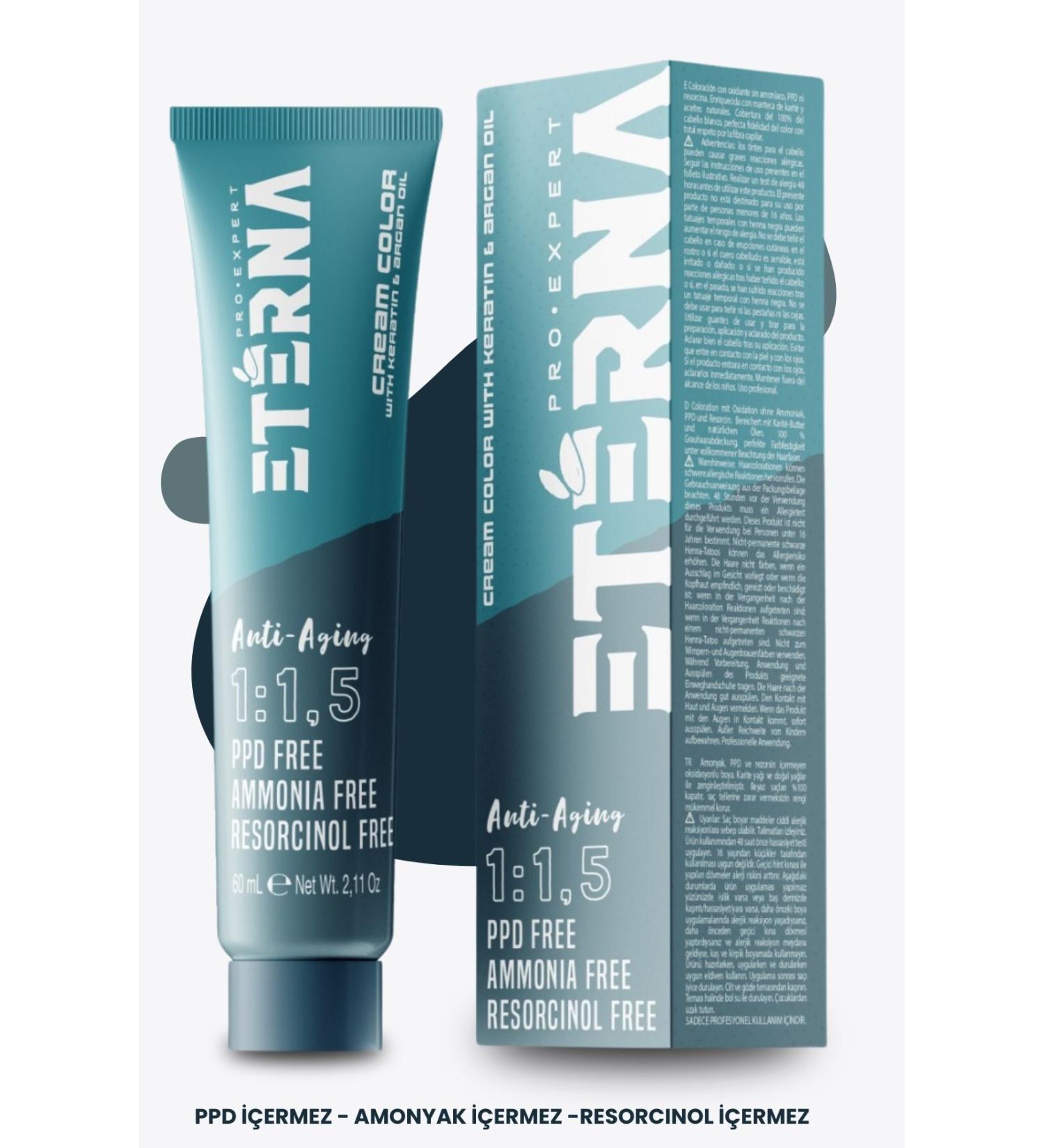 ETERNA 8/2 LIGHT BLONDE ASHISH Hair Dye 60 ml