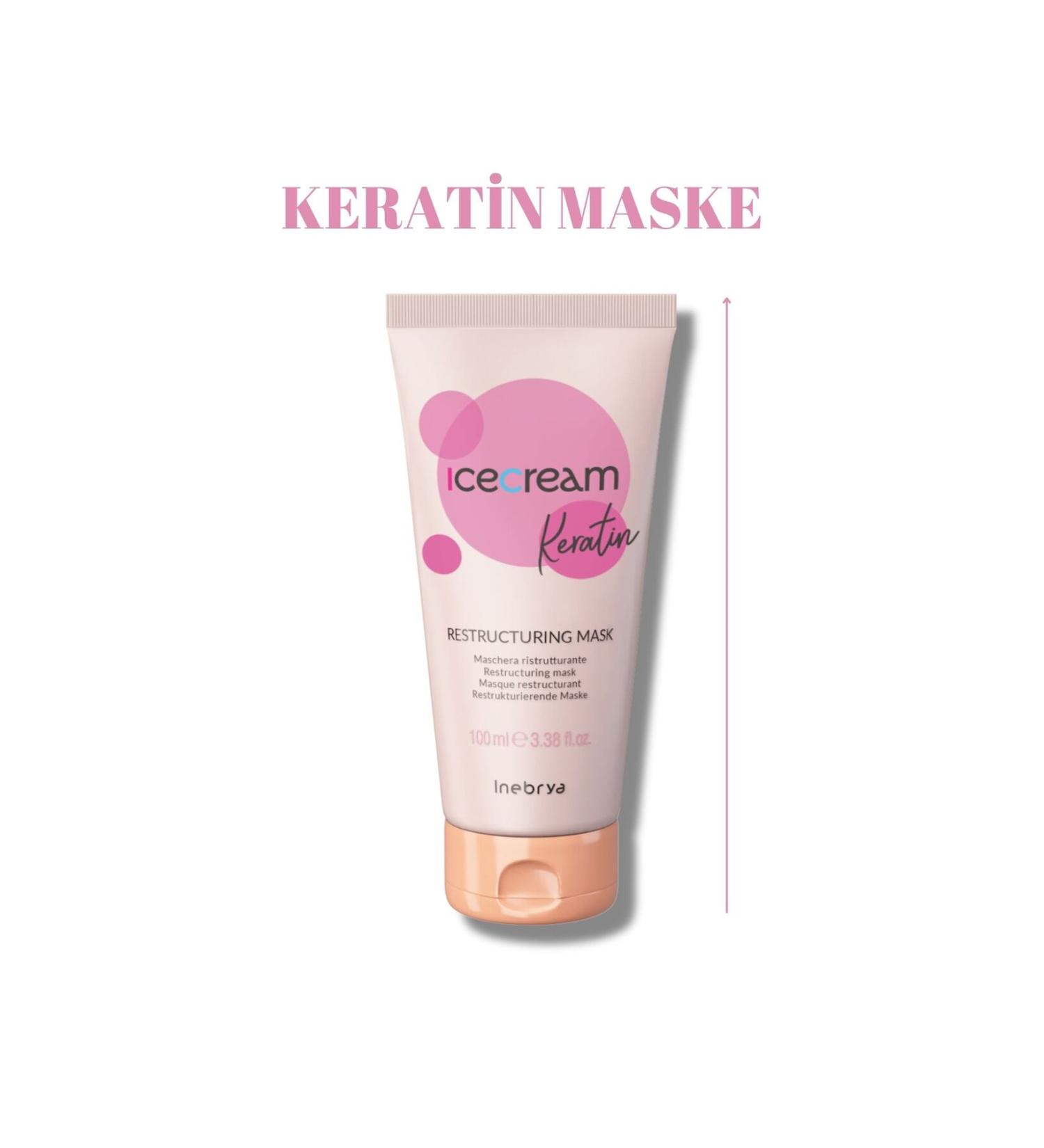 Inebrya Ice Cream Keratin Restructuring Mask 100 ml