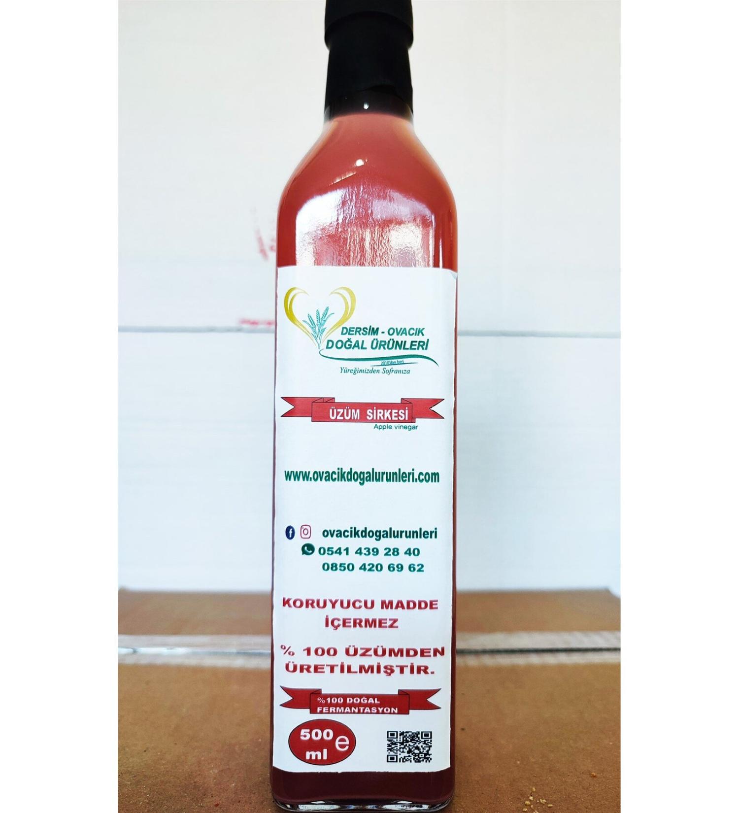 DERS M OVACIK NATURAL PRODUCTS NATURAL GRAPE VINEGAR (500ML)