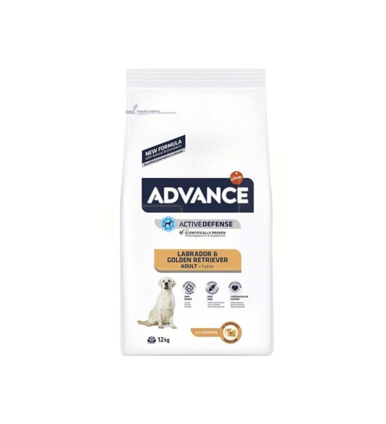 Advance Chicken Labrador and Golden Retriever Adult Dog Dry Food 12 Kg