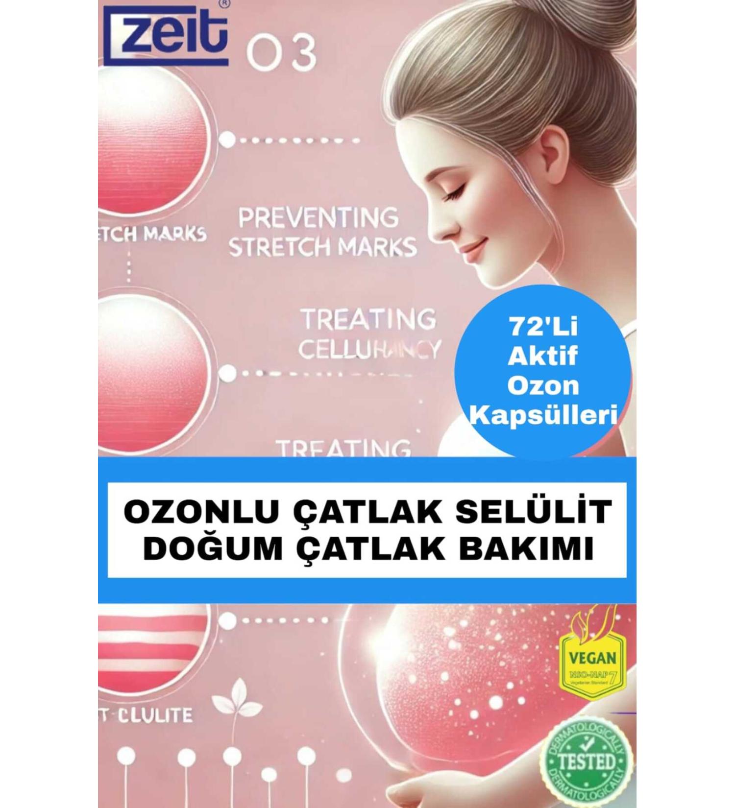 ZEIT OZON Ozonated Skin Care Cream | Natural Regenerating Moisturizer for Birth Stretch Marks and Scars 96 - Buy Online on GoSupps.com