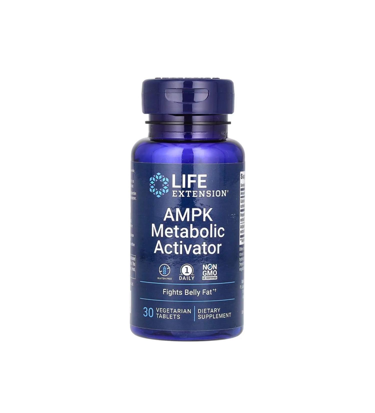 Life Extension Ampk Metabolic Activator 30 Vegetarian Tablet