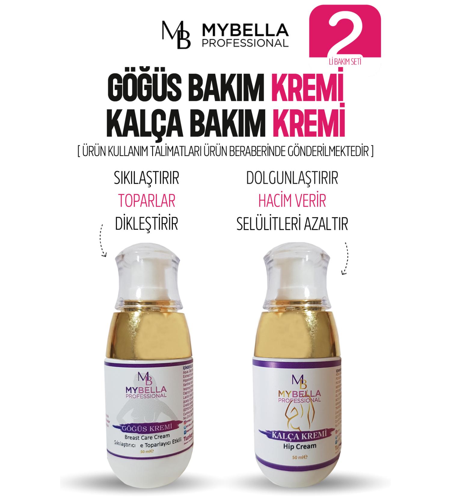 MY Bella Cosmetics Breast Care Cream Hip Cream 2-Pack - Buy Online on GoSupps.com