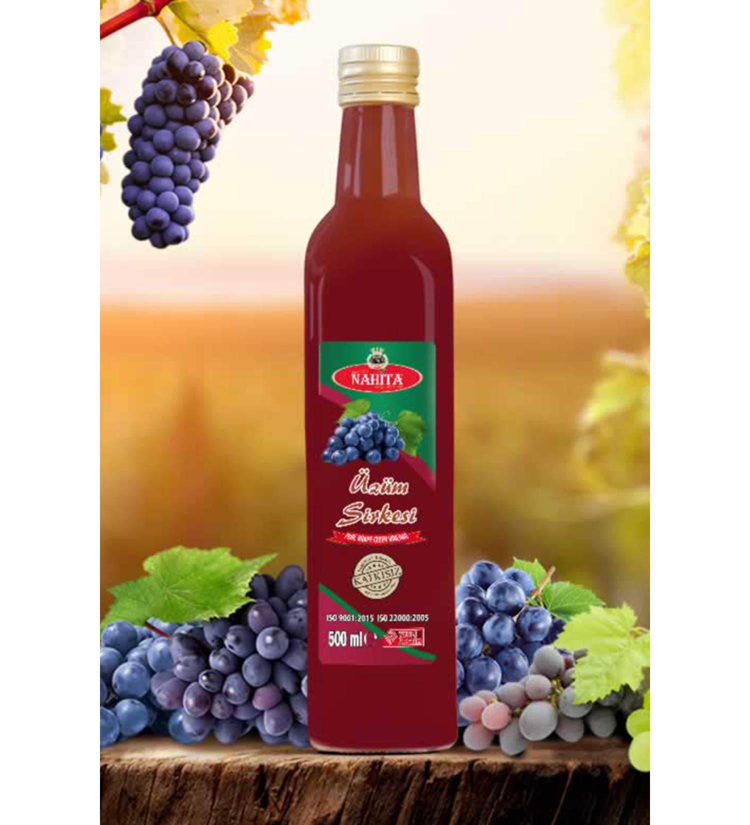 Narnuga Grape Vinegar 100% natural Additive-Free 500 ml - MTC8335-6441