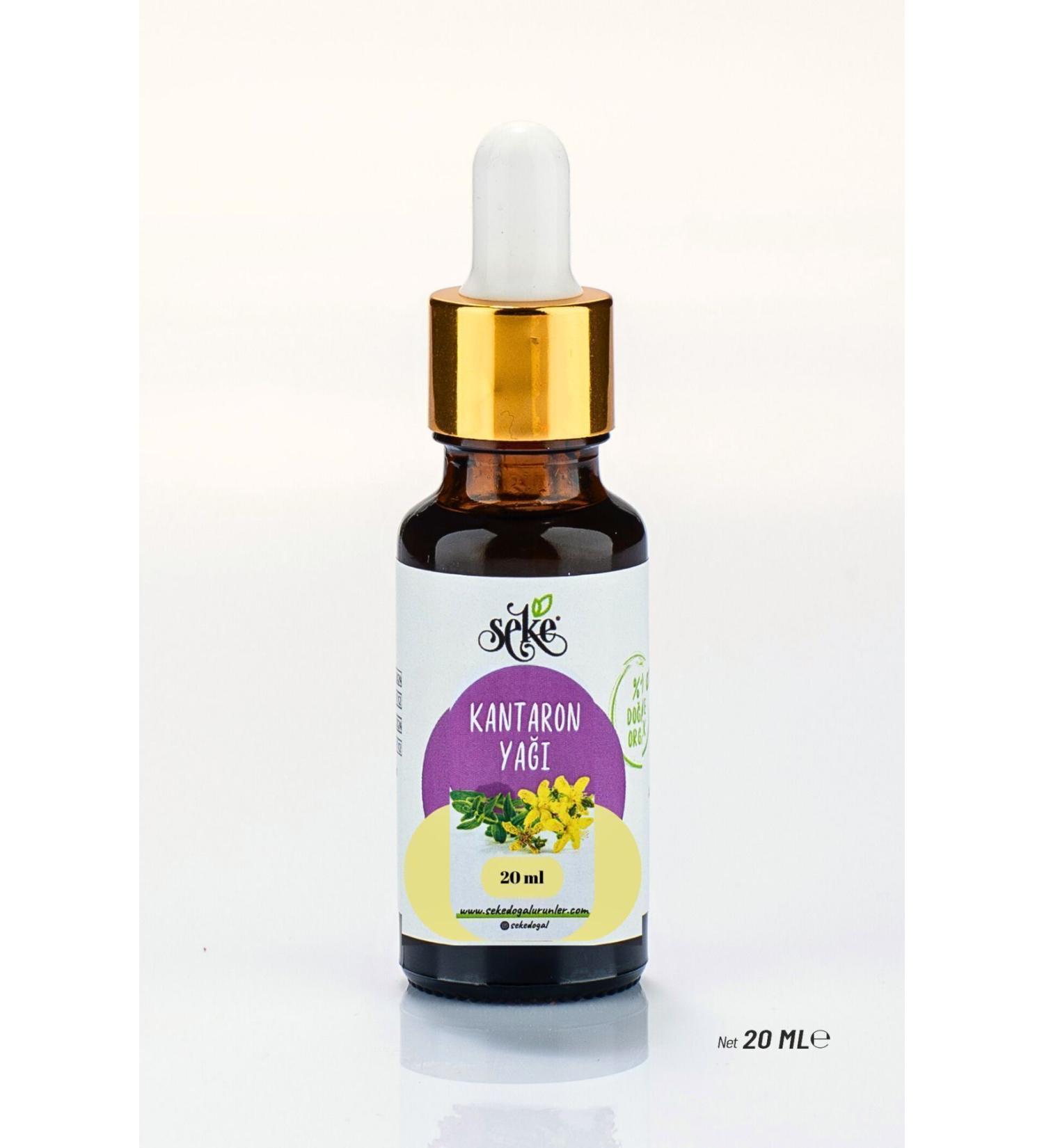 SEKE Natural St. John's Wort Oil Glass Bottle with Dropper - Buy Online on GoSupps.com