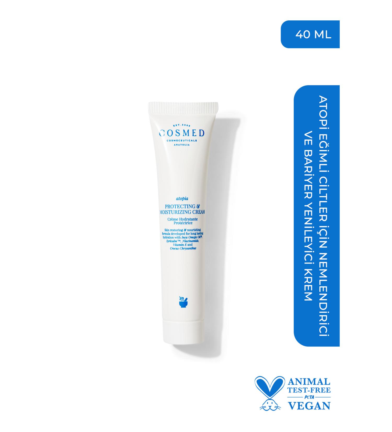 COSMED Atopia Protecting & Moisturizing Cream - Moisturizer for Dry Very Dry and Atopic Skin