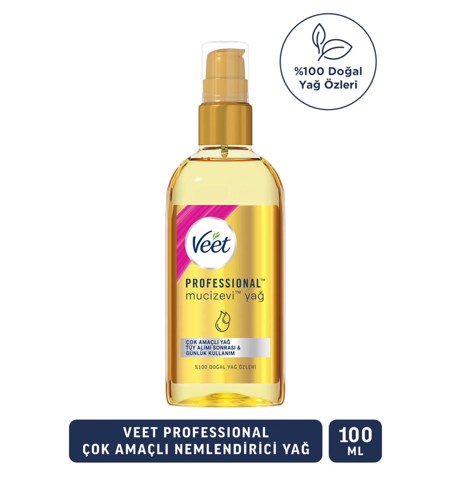 Veet Professional Miraculous Oil - Multi-Purpose Moisturizing Care Oil 100 ml - Buy Online on GoSupps.com
